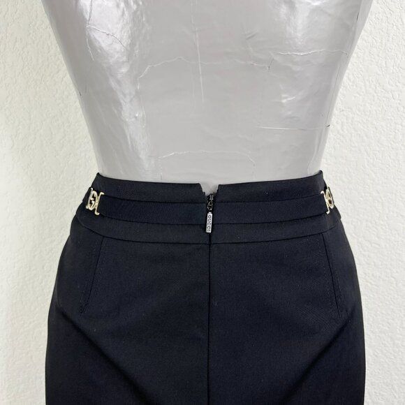 Gucci × Vintage Gucci Hardware Belted Pencil Skirt by Frida Giannini 06-09 Size 28" / US 6 / IT 42 - 5 Thumbnail