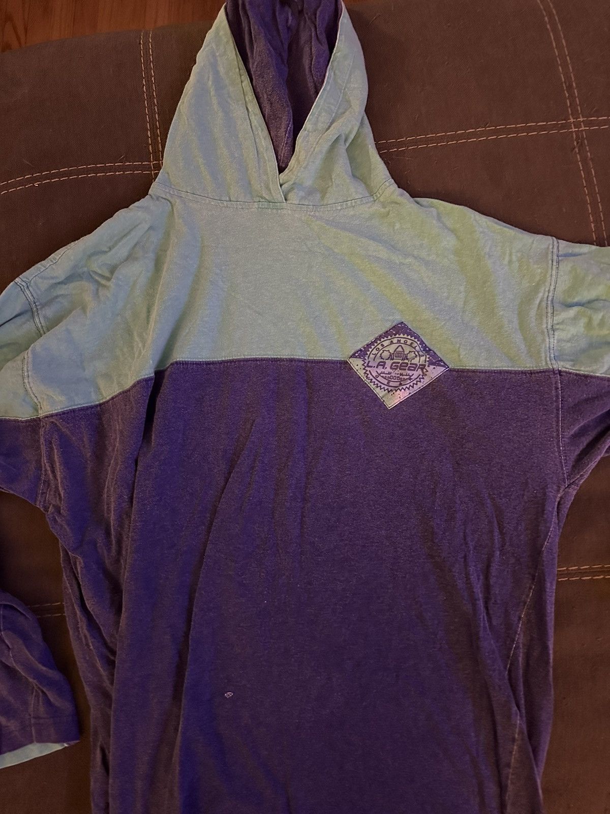 La Gear Vintage 80’s LA Gear Hoodie. Large. Size US L / EU 52-54 / 3 - 1 Thumbnail