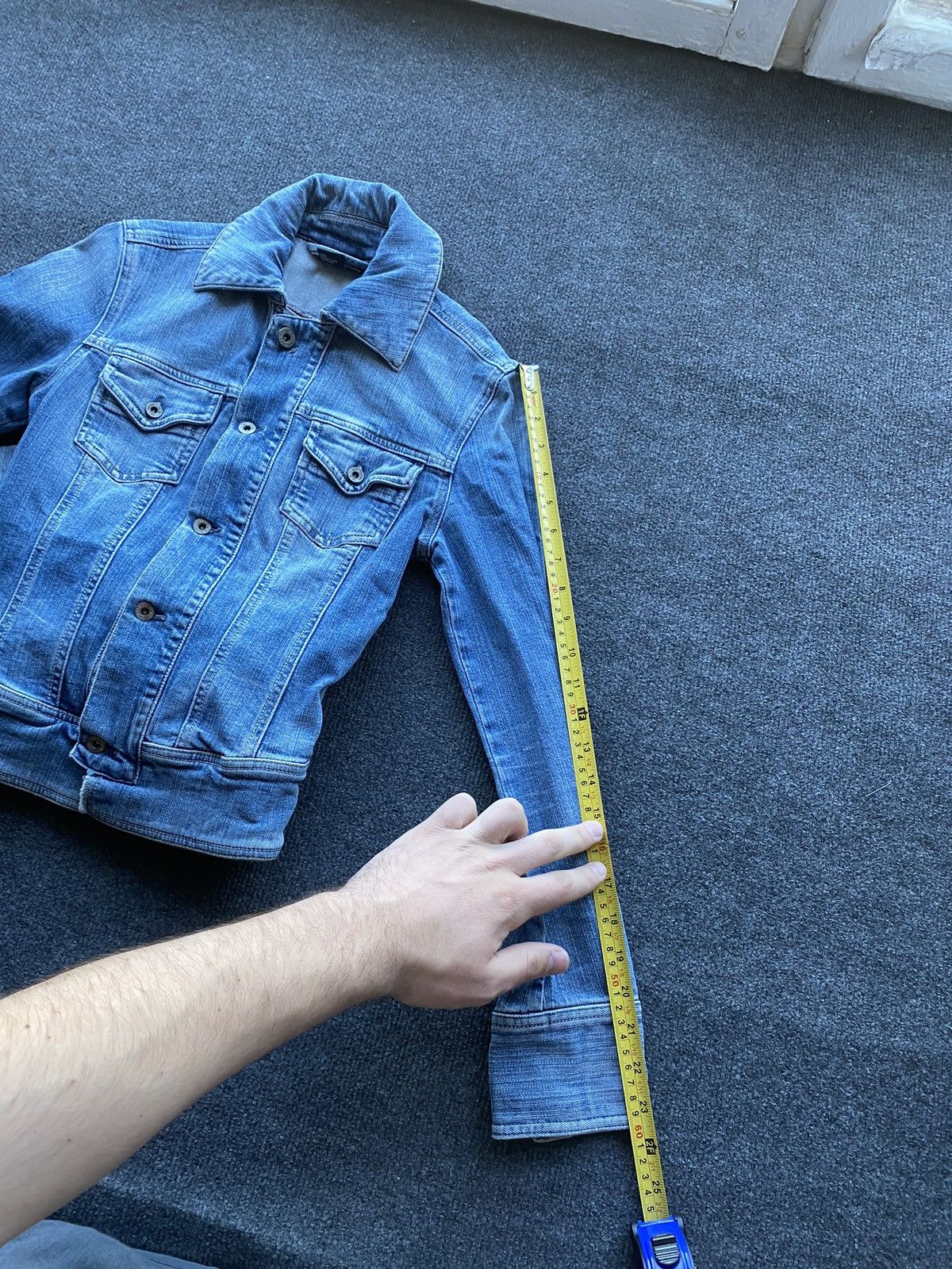 Diesel 🔥Opium Punk Diesel Denim Vintage Jacket xs women alt goth Size XS / US 0-2 / IT 36-38 - 6 Thumbnail