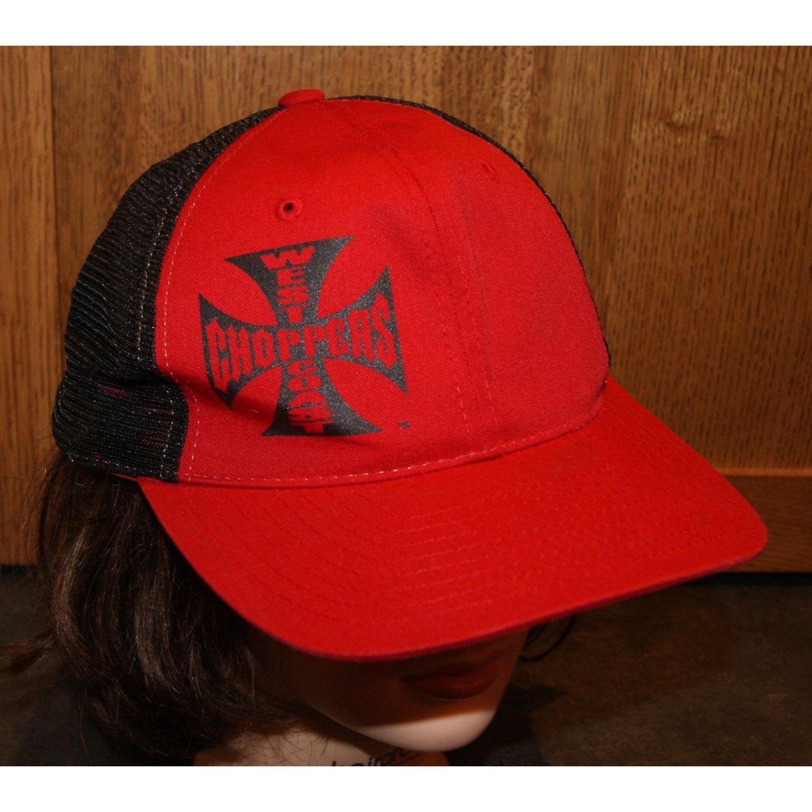 West Coast Choppers VTG Y2K West Coast Choppers Jesse James Iron Trucker Hat Cap Size ONE SIZE - 1 Thumbnail