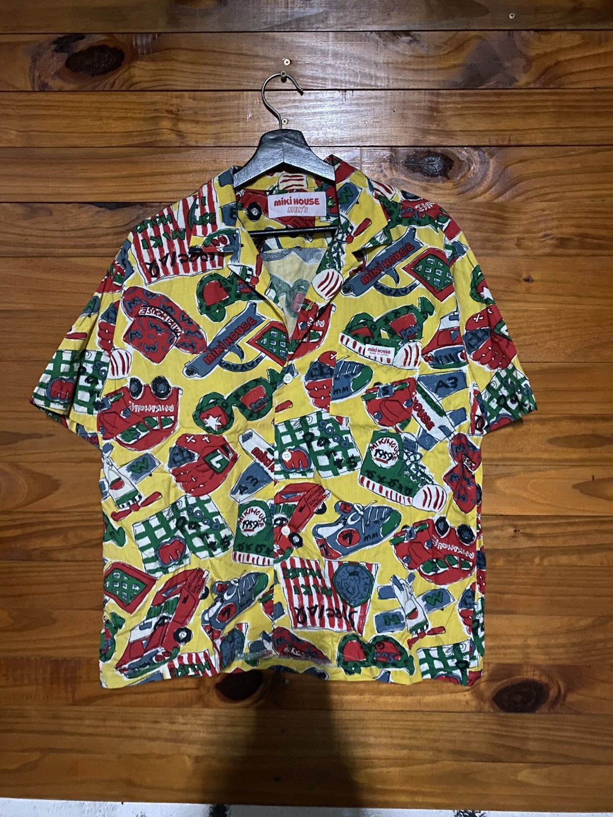 Japanese Brand Vintage Miki House All-Over Print Shirt Harajuku Style Size US M / EU 48-50 / 2 - 3 Thumbnail