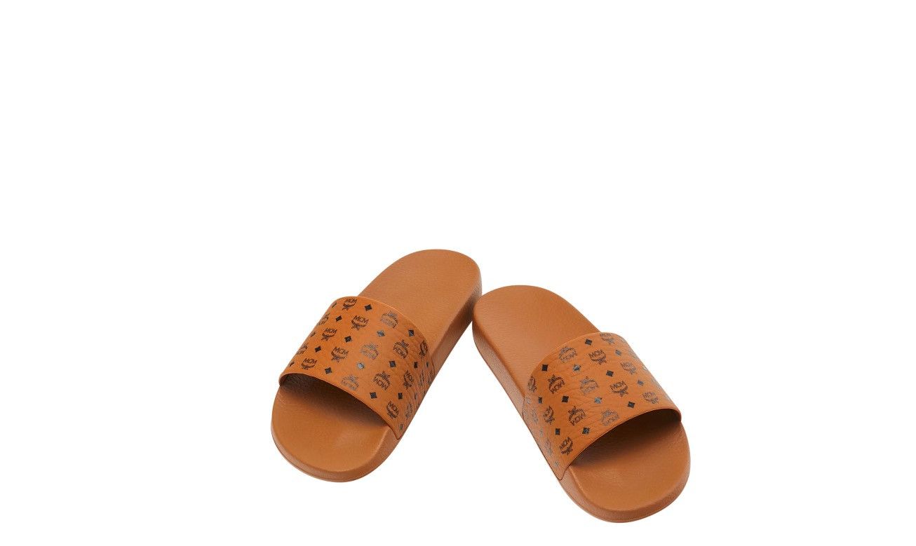 MCM MONOGRAM PRINT RUBBER SLIDES Size US 6 / IT 36 - 1 Preview
