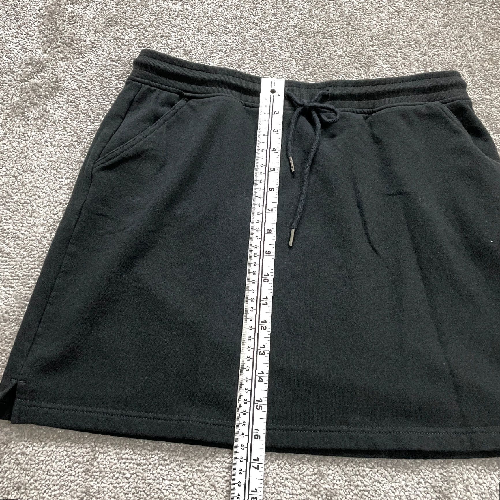 Eddie Bauer VINTAGE Eddie Bauer Womens Skirt Knee Length Casual Athletic Black Cotton Spandex Regular Fit M Size 32" / US 10 / IT 46 - 3 Thumbnail