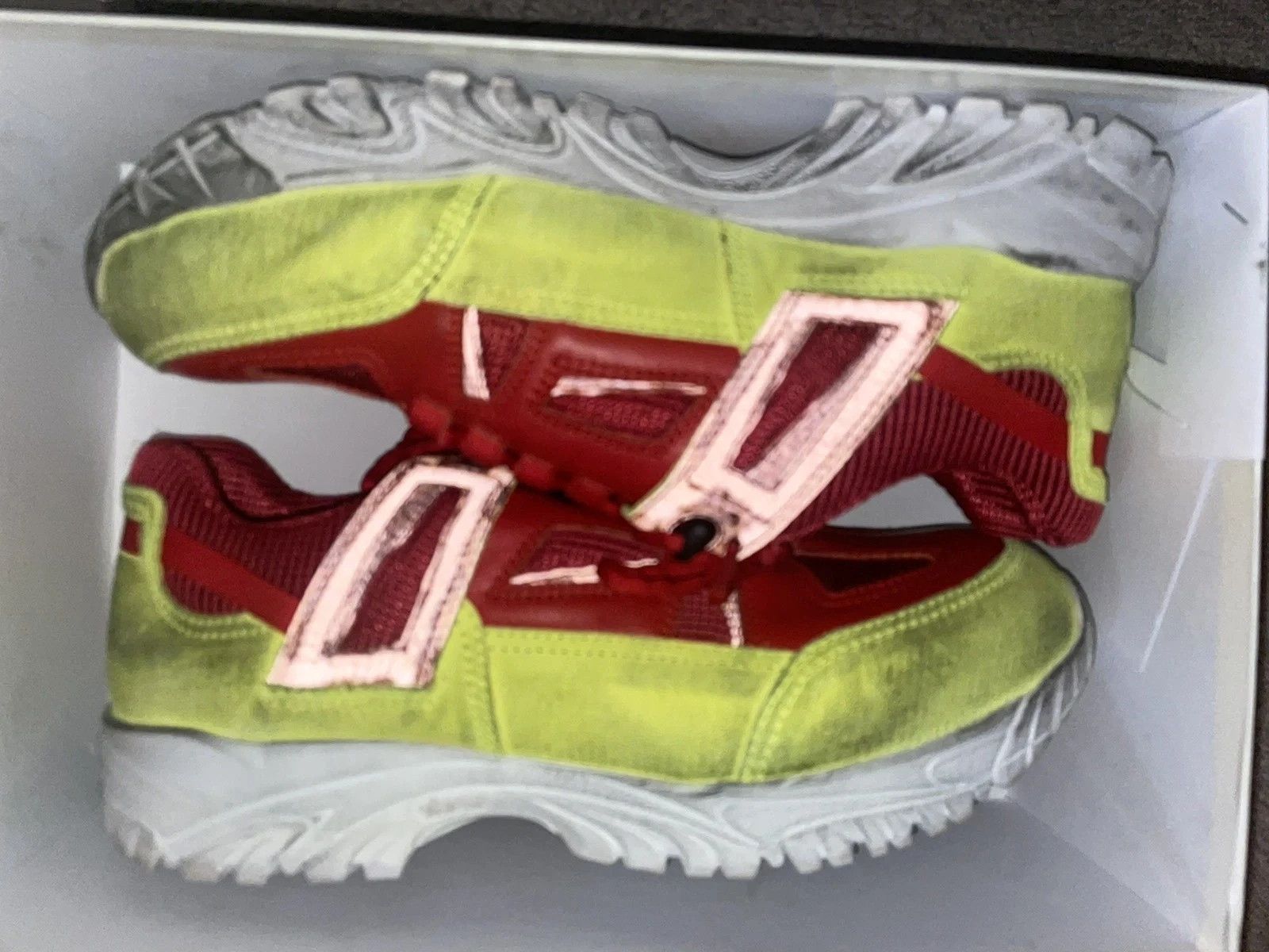 Maison Margiela Maison Margiela Security 13 46 Red Green Low Size US 13 / EU 46 - 1 Thumbnail