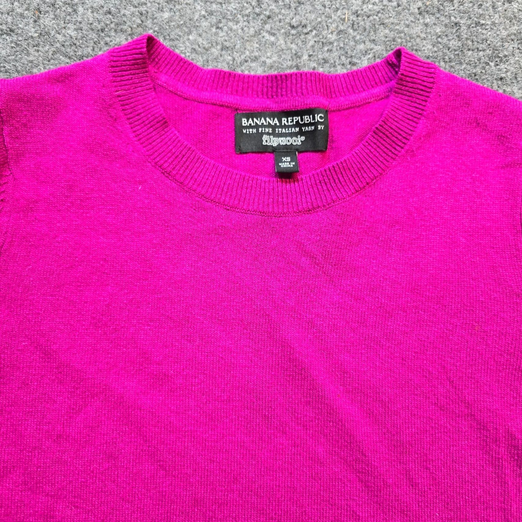 Banana Republic Banana Republic Sweater Womens XS Pink Merino Wool Cashmere Crew Knit Pullover Casual Fall Winter 3-4 Size XS / US 0-2 / IT 36-38 - 2 Thumbnail