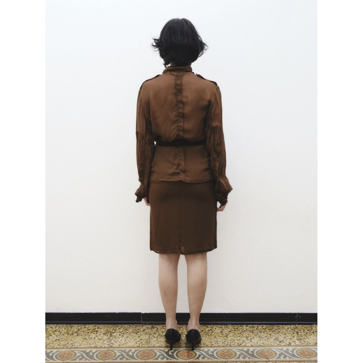 Yves Saint Laurent Yves Saint Laurent by Tom Ford silk safari suit. Size S / US 4 / IT 40 - 4 Thumbnail