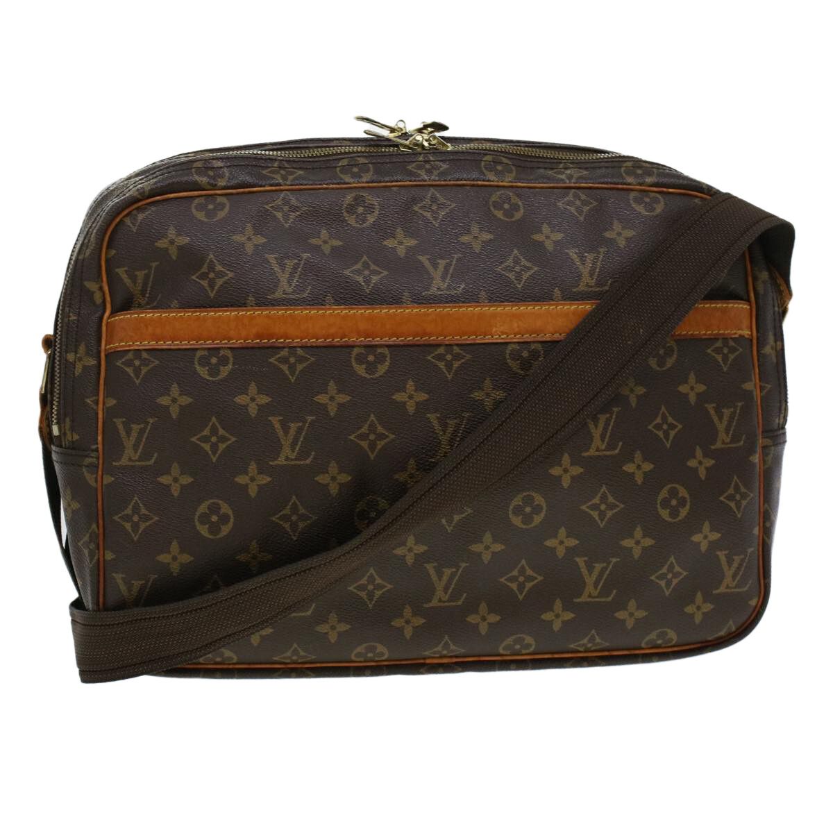 Louis Vuitton, Bags, Auth Louis Vuitton Monogram Reporter Gm M45252  Womens Shoulder Bag