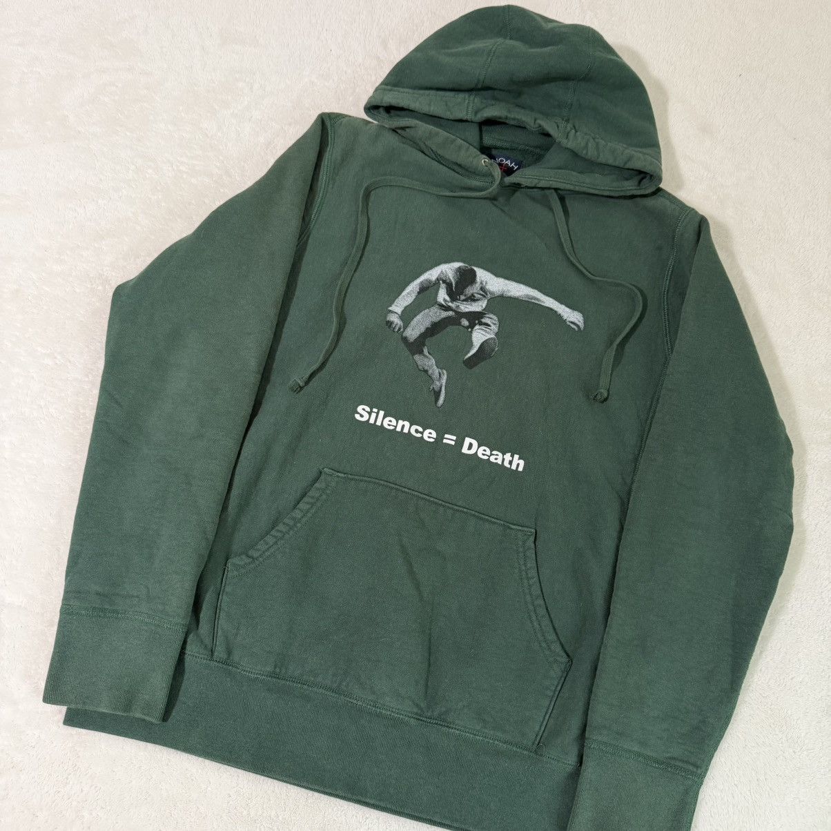 Noah NOAH FW16 Silence = Death Hoodie Size US M / EU 48-50 / 2 - 2 Thumbnail