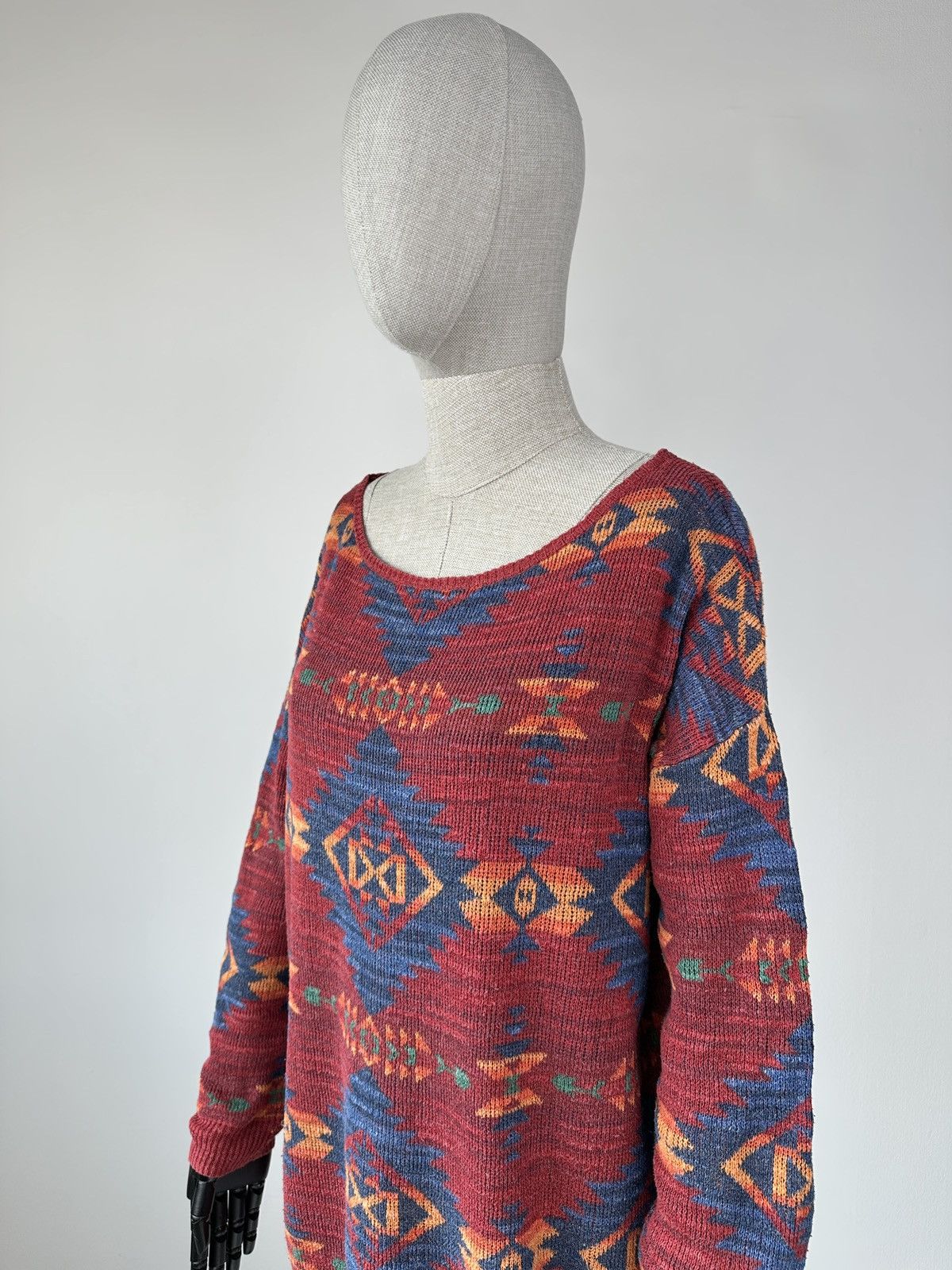 Denim & Supply Ralph Lauren DENIM & SUPPLY RALPH LAUREN Aztec Pattern Cotton Sweater Size M / US 6-8 / IT 42-44 - 10 Thumbnail