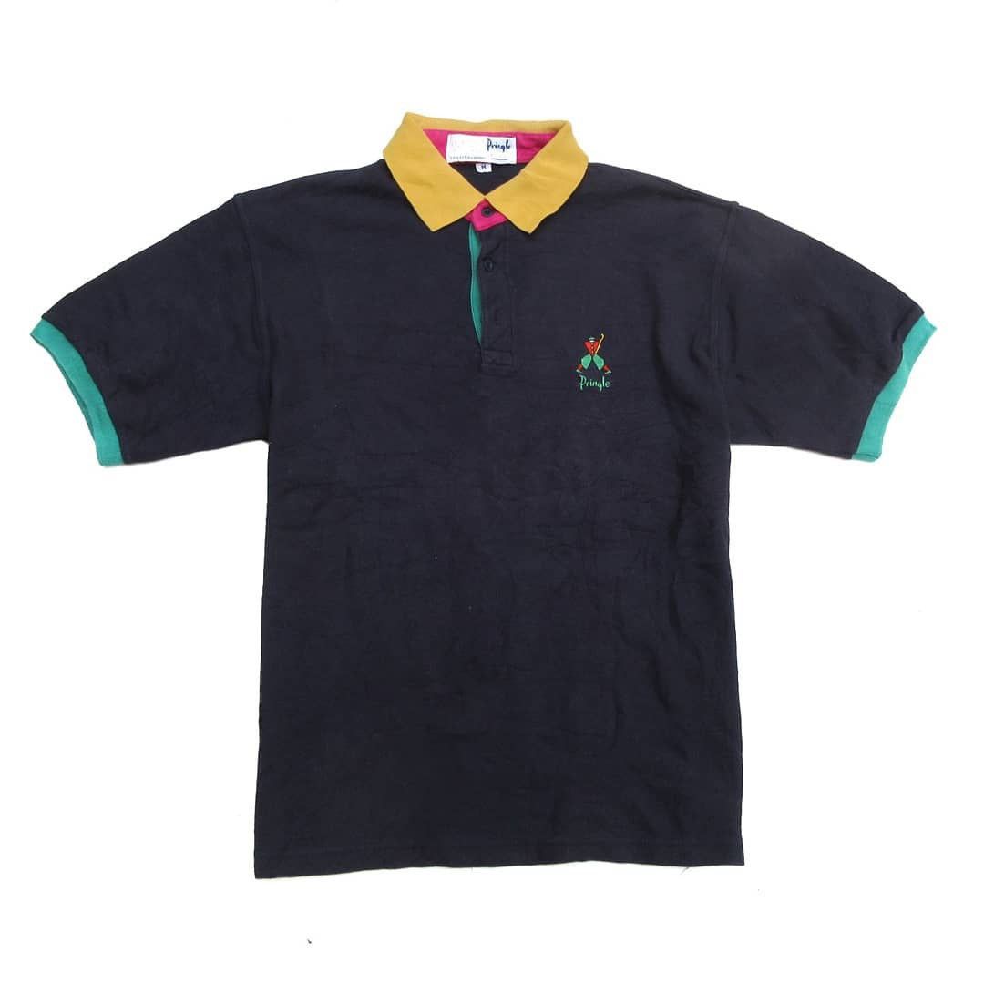 Pringle Of Scotland × Vintage Pringle X James Faldo Scotland colourblock polo shirt Size M Size US M / EU 48-50 / 2 - 1 Preview
