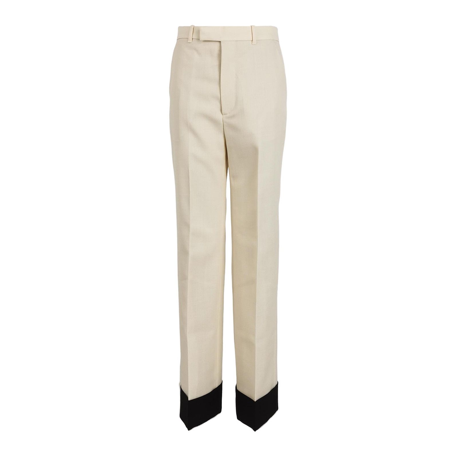 Gucci Gucci Wool Mohair Contrast Cuff Pants IT 36 Size 25" / US 0 / IT 36 - 1 Thumbnail