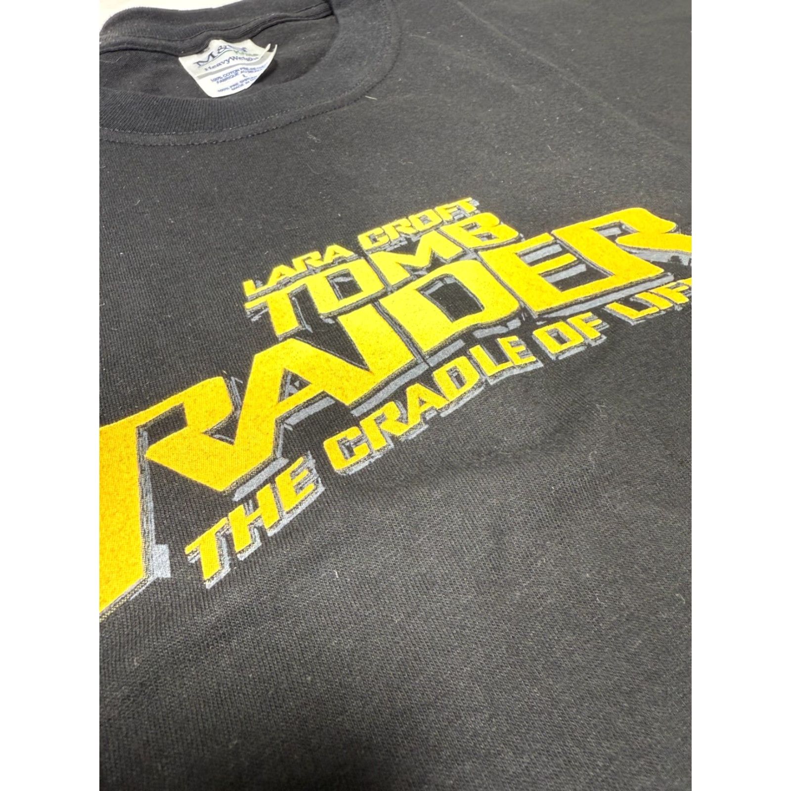 Alife VINTAGE Lara Croft Tomb Raider T-Shirt Size L Black Movie Promo Mens Size US L / EU 52-54 / 3 - 3 Thumbnail