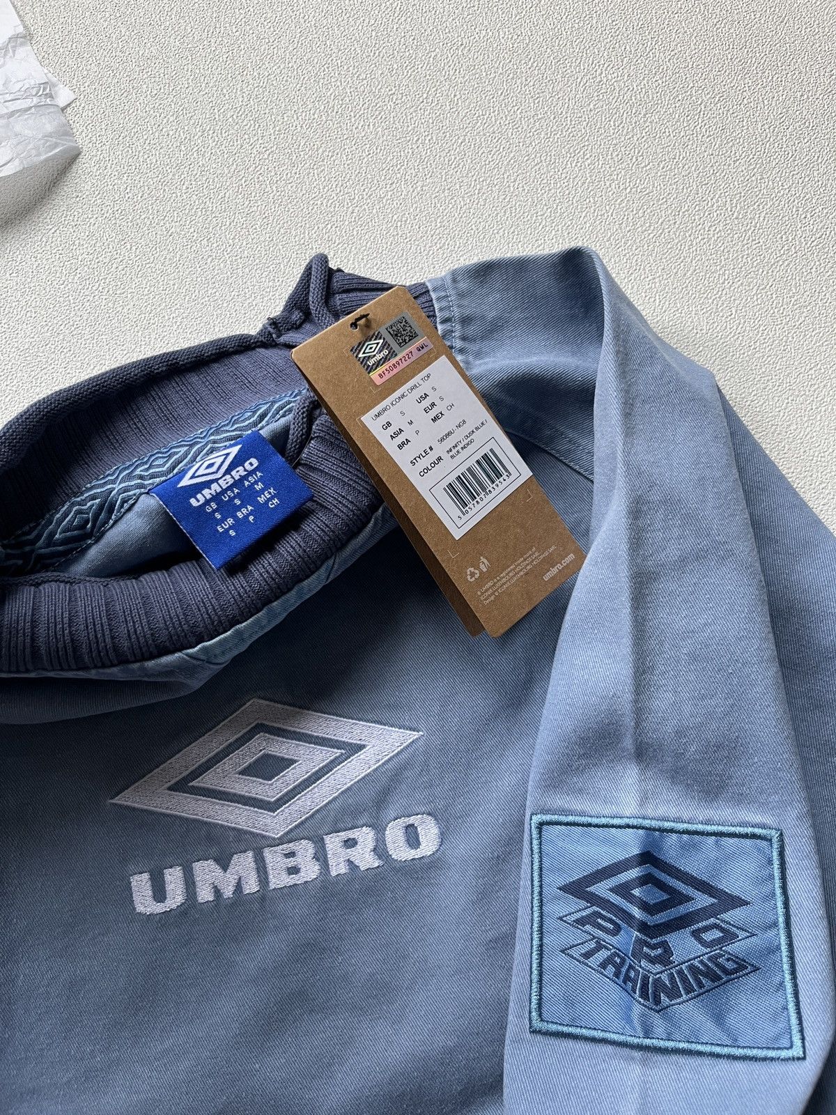Umbro UMBRO Iconic Drill Top Infinity / Dusk Blue / Blue Indigo Size US M / EU 48-50 / 2 - 5 Thumbnail