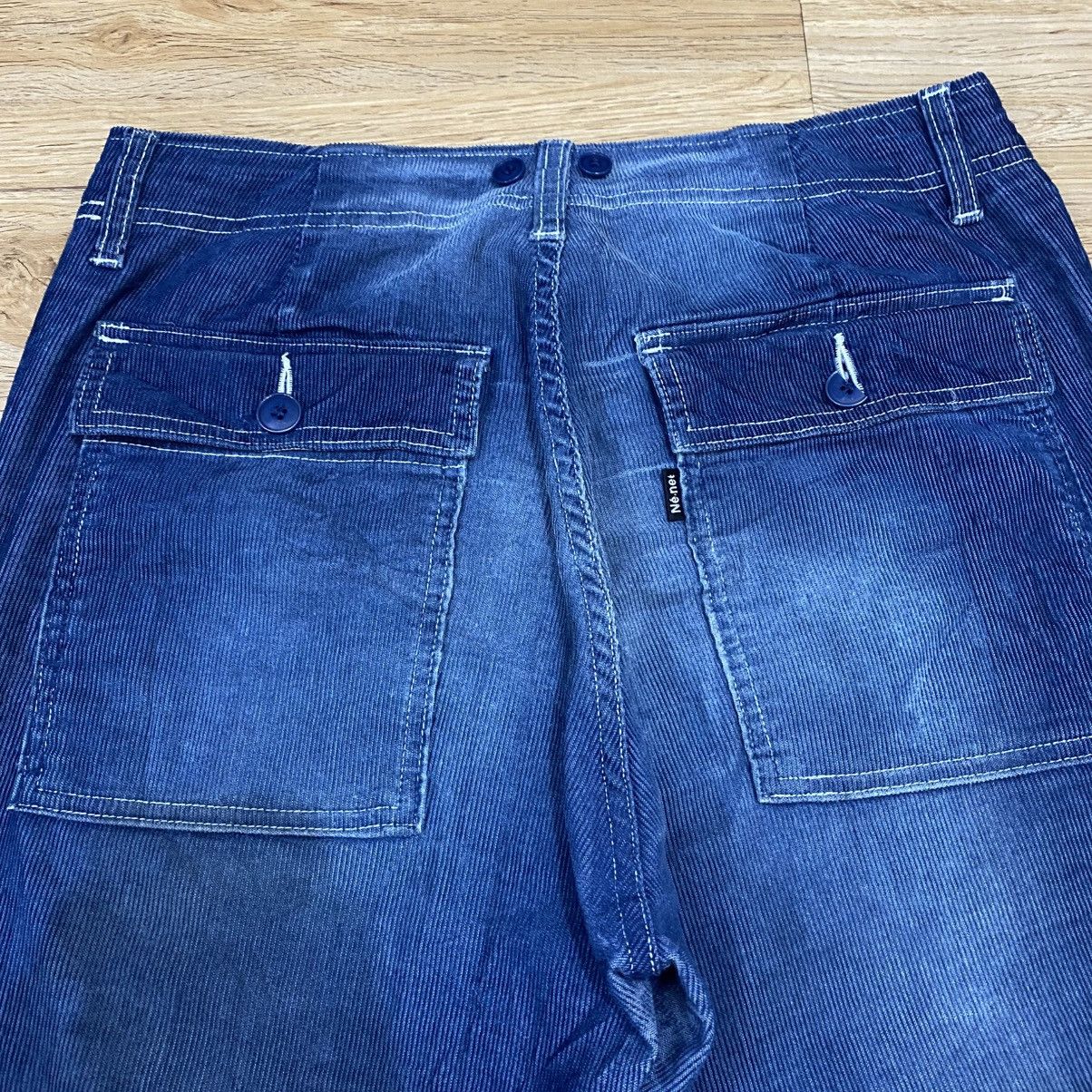 Ne-Net 90s Ne-Net By Issey Miyake Fatigue Blue Corduroy Pants Size US 30 / EU 46 - 12 Thumbnail
