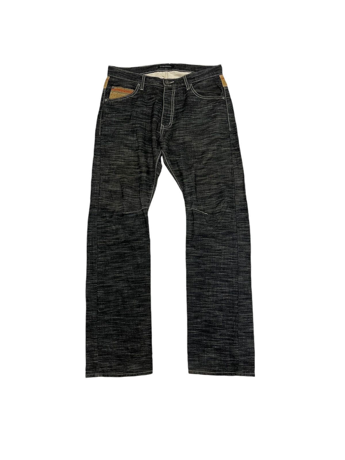 Vintage Vintage Wild Khakis Dark Grey Jeans Blanket Pocket Denim Size US 33 - 4 Thumbnail