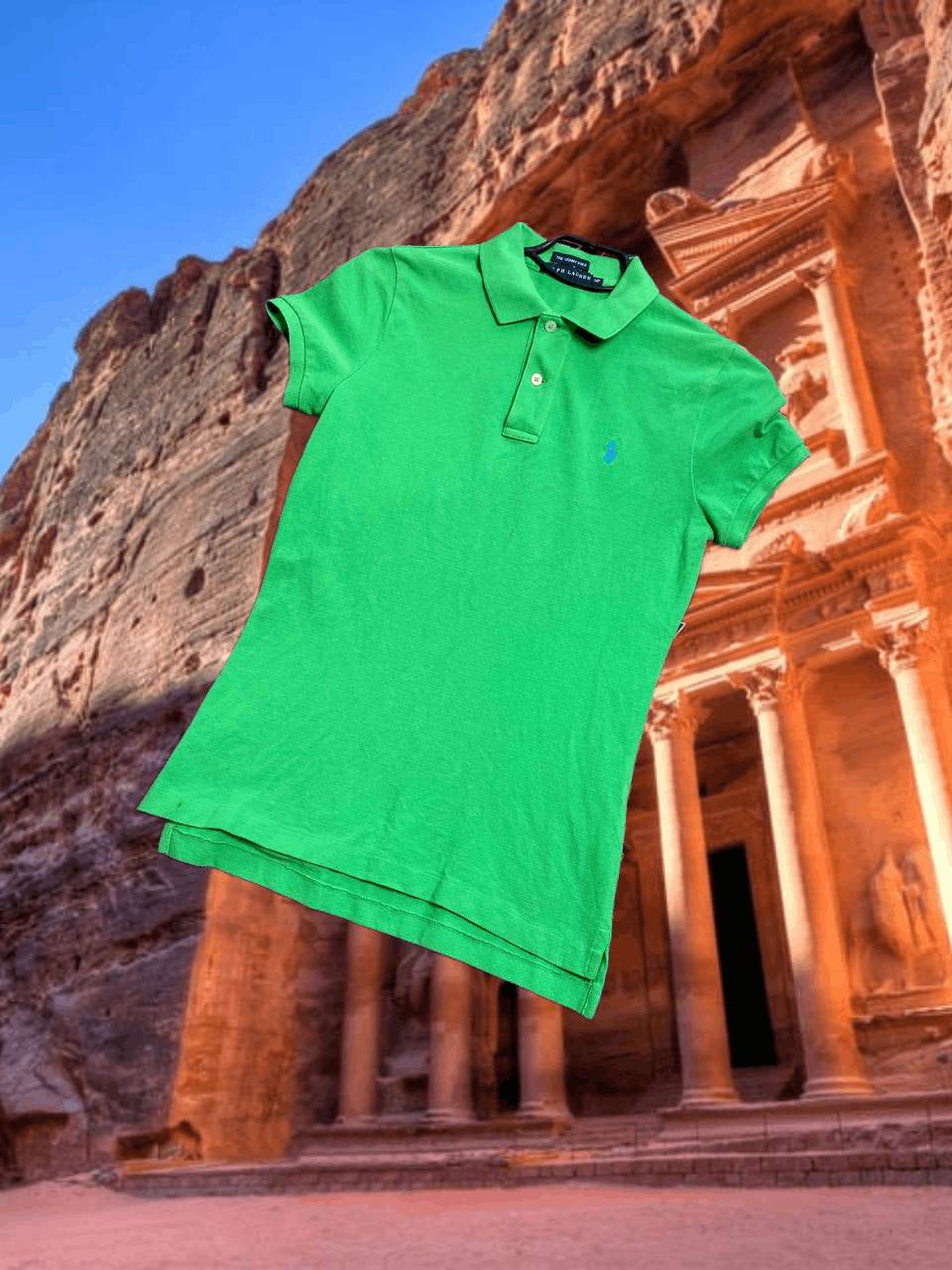 Ralph Lauren Streetwear T-Shirt Ralph Lauren green polos Y2K Vintage Size US S / EU 44-46 / 1 - 1 Thumbnail