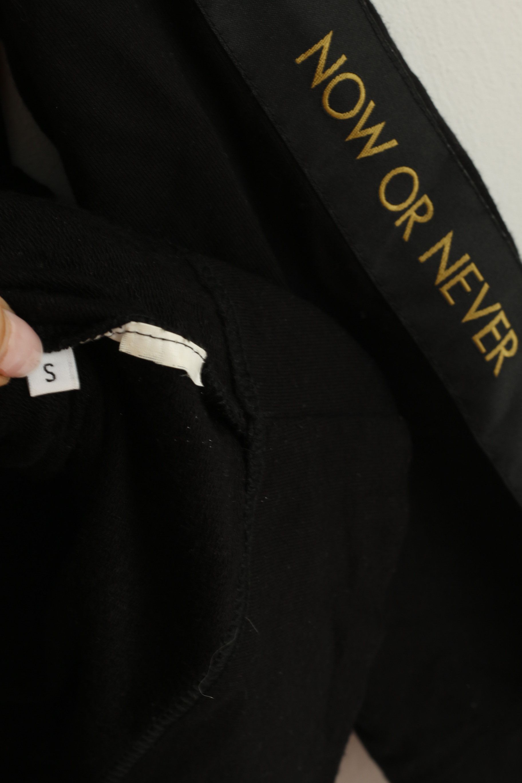Vintage My Manifesto Women S Shirt Black Cotton Oversize 7922 Size S / US 4 / IT 40 - 5 Thumbnail