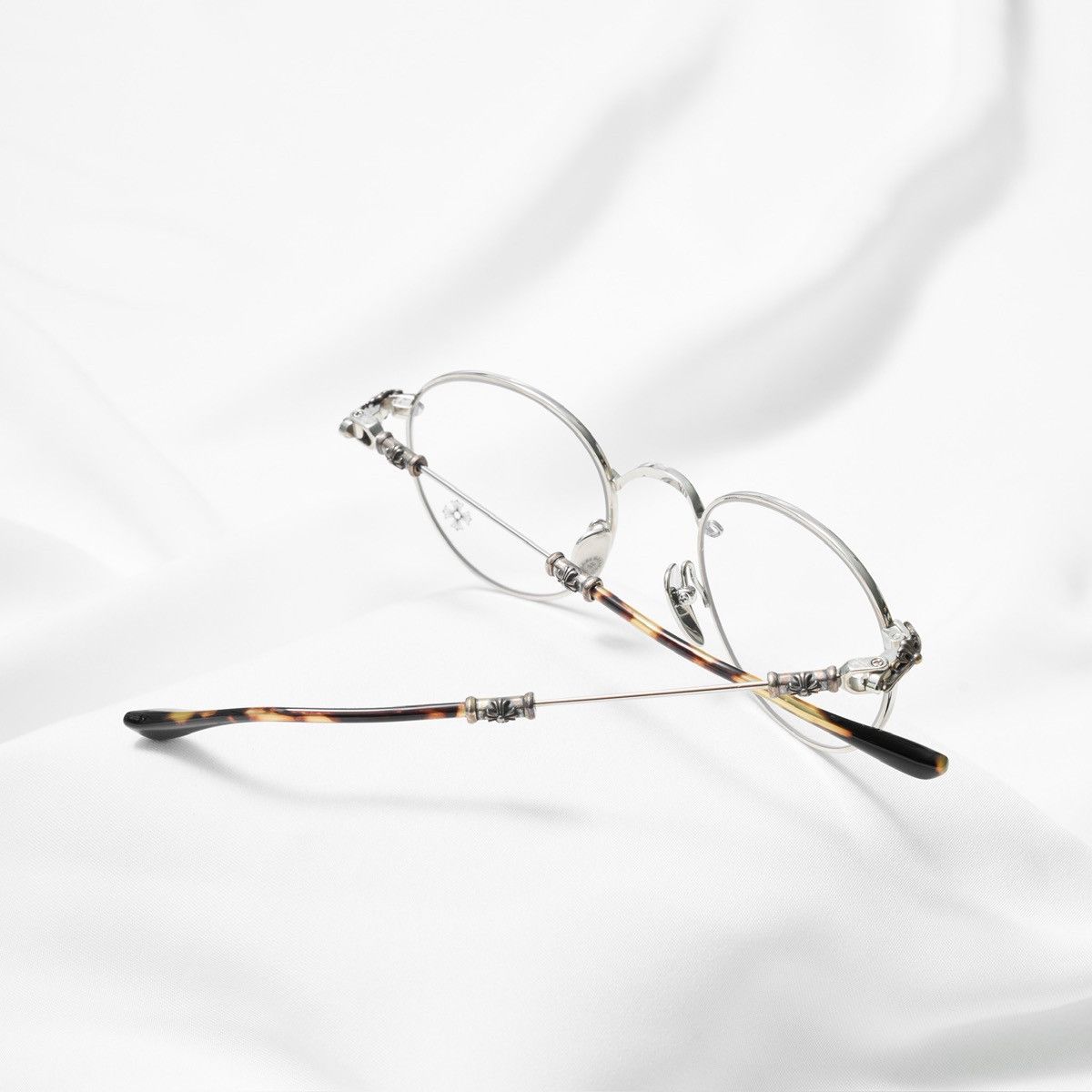 Chrome Hearts CHROME HEARTS BUBBA - A SHINY SILVER - PLASTIC GLASSES Size ONE SIZE - 6 Thumbnail