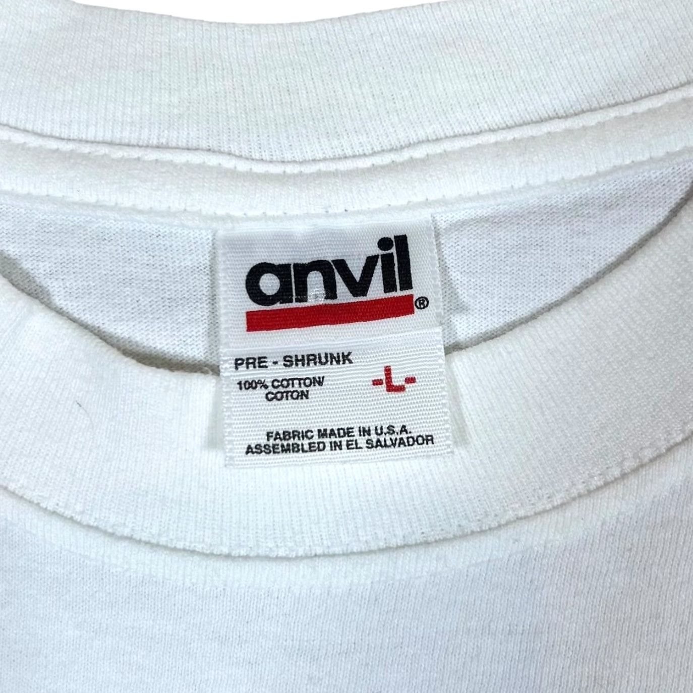 Anvil VINTAGE Anvil BORN WITH THE NEED FOR SPEED Racing Graphic T-Shirt L Mens White 1996 Large Size US L / EU 52-54 / 3 - 4 Thumbnail