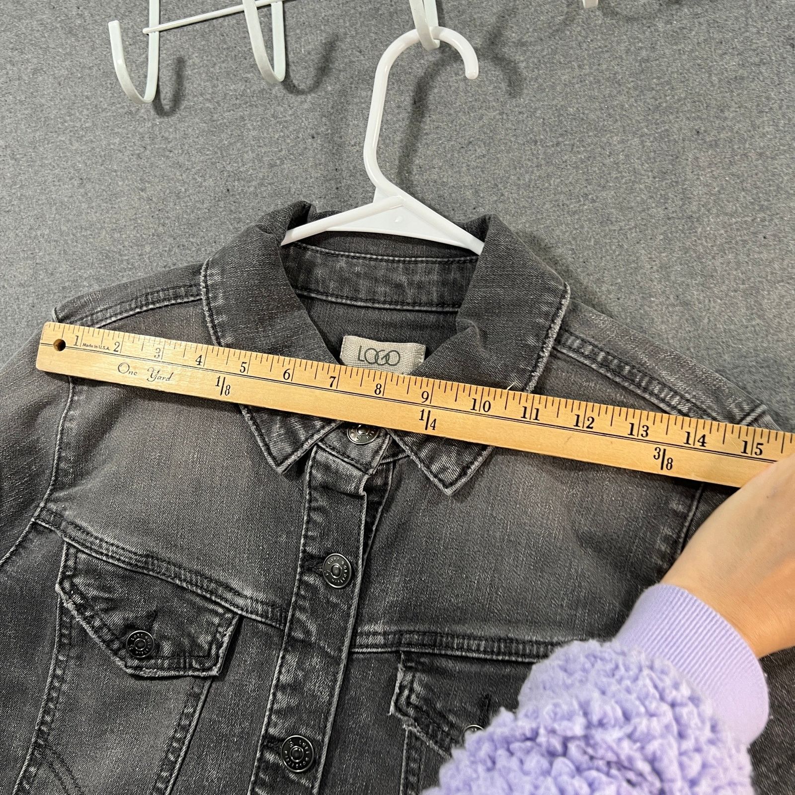 Other LOGO by Lori Goldstein Jeans Jacket Womens Size M / US 6-8 / IT 42-44 - 8 Thumbnail