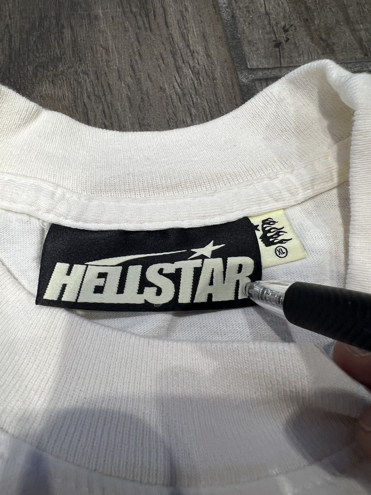 HELLSTAR HELLSTAR “BEAT US!” TSHIRT - SIZE XL - (WHITE) Size US XL / EU 56 / 4 - 3 Thumbnail
