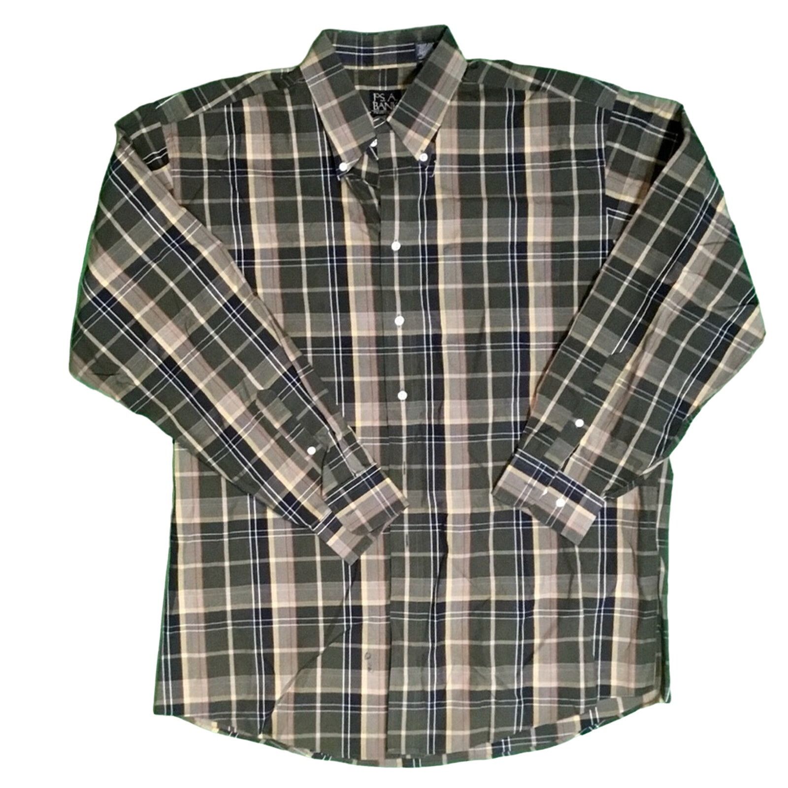 Jos. A. Bank JoS. A. Bank Traveler’s Collection Plaid Shirt Size US L / EU 52-54 / 3 - 2 Thumbnail