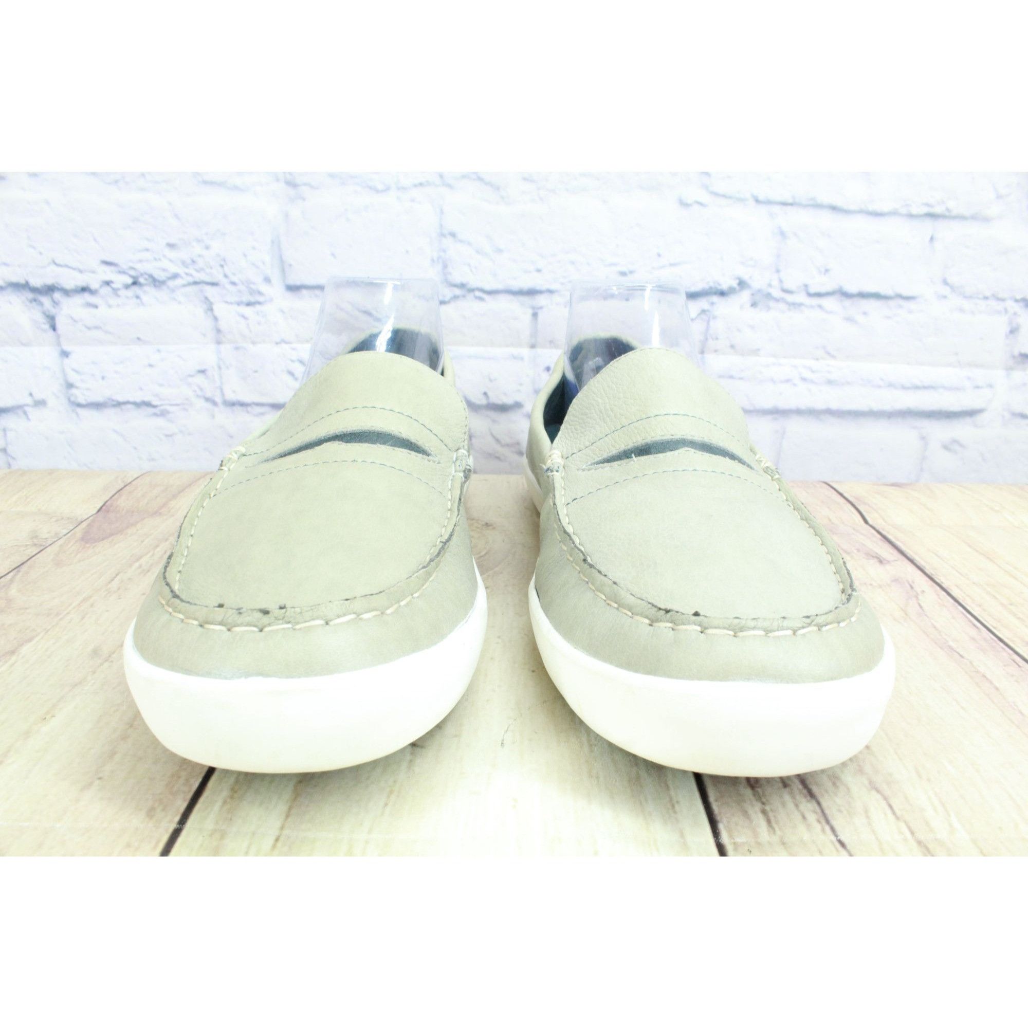 L.L. Bean LL Bean Mountainville Gray Leather Penny Loafers 10 Size US 10 / EU 43 - 4 Thumbnail