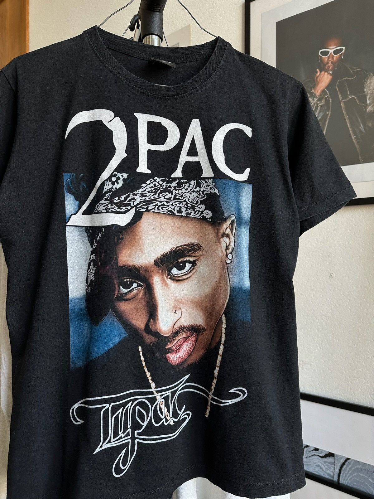 Death Row Records × Rap Tees × Vintage Vintage 2pac Shakur All Eyez On Me DeathRow Rap tee Size US M / EU 48-50 / 2 - 4 Thumbnail