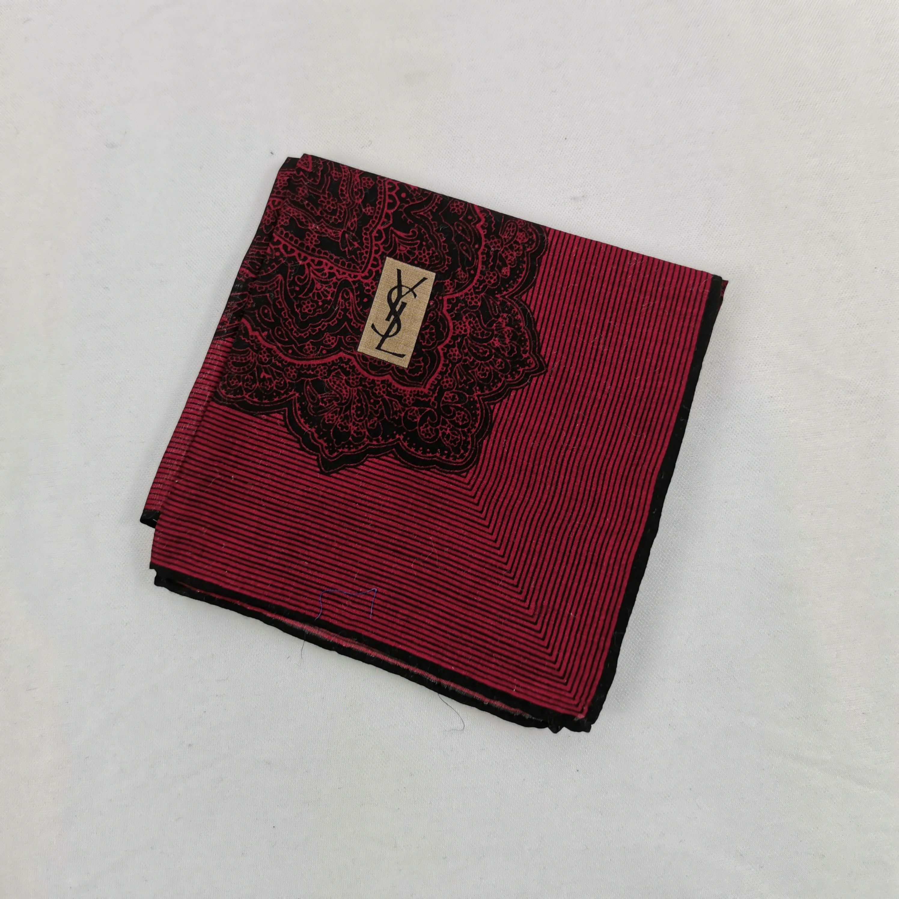 Vintage Vintage Yves Saint Laurent Handkerchief 56789 Size ONE SIZE - 4 Thumbnail