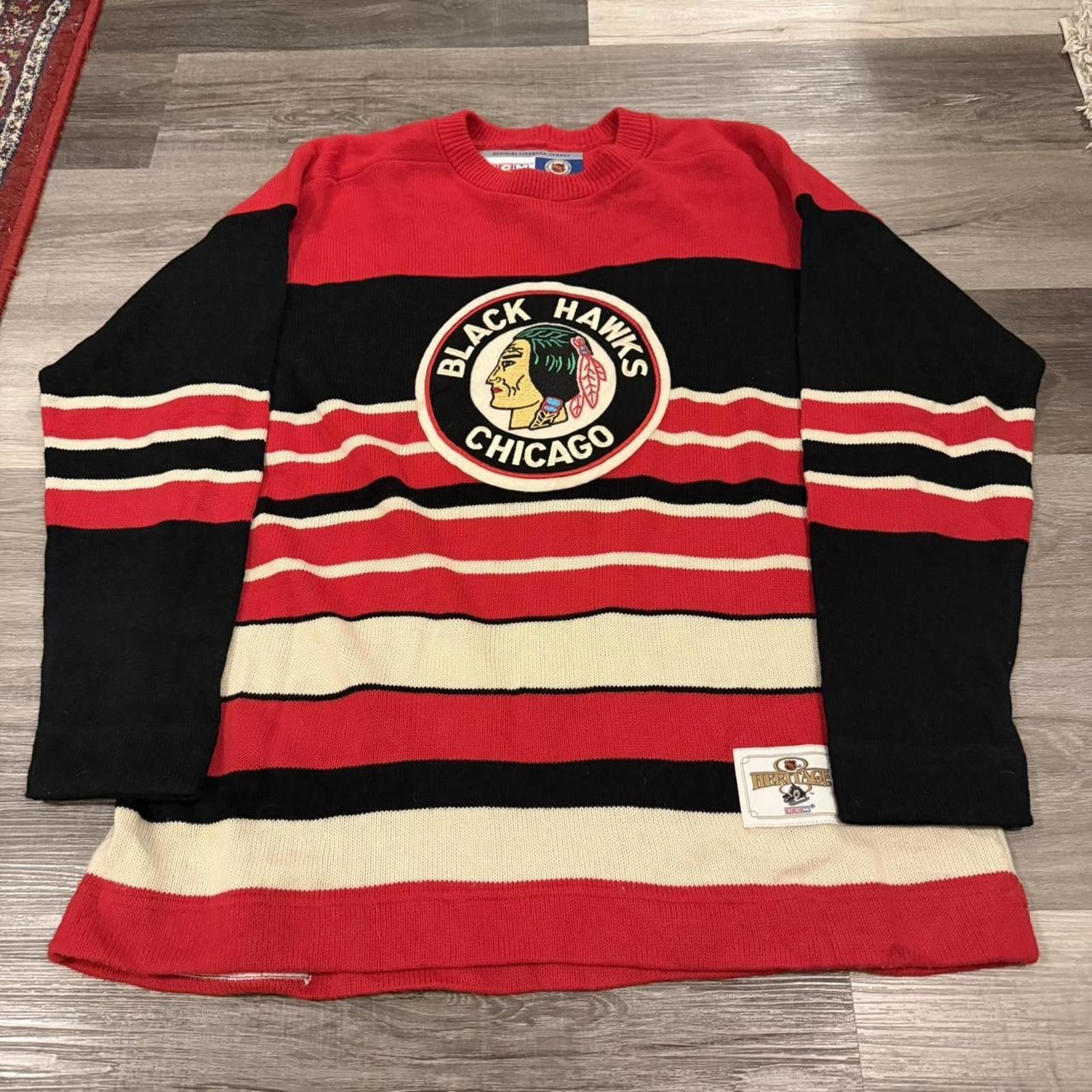 Other vintage ccm heritage chicago blackhawks jersey sweater XL Size US XL / EU 56 / 4 - 2 Thumbnail