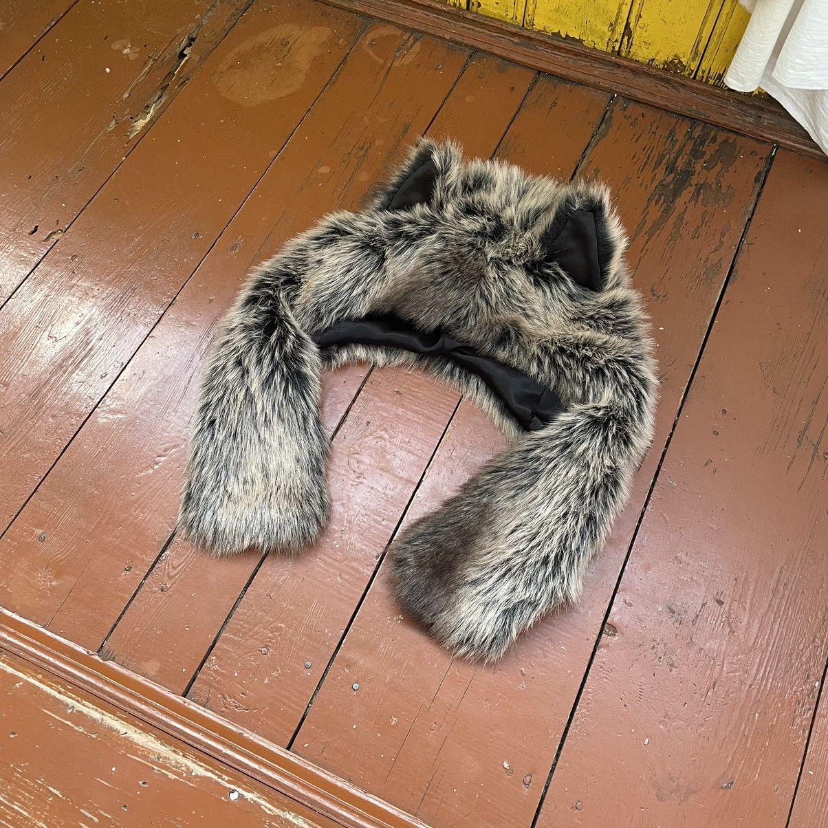 Vintage Vintage 90s Alt Ushanka Fuzzy Trapper Fur Winter Hat Size ONE SIZE - 6 Thumbnail