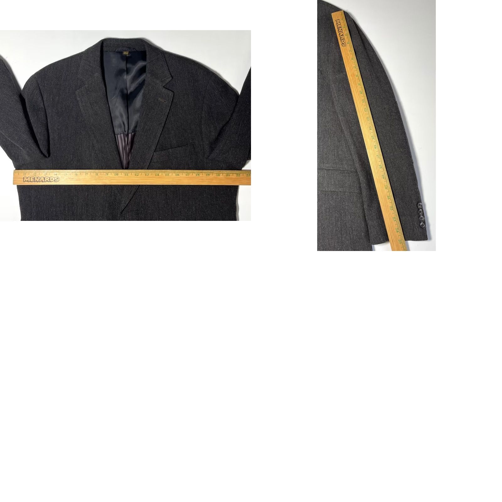 Vintage Men's Kroon Luxury Blazer Jacket Wool Cashmere Blend Elbow Patches Sz 40 R Size 40R - 9 Thumbnail