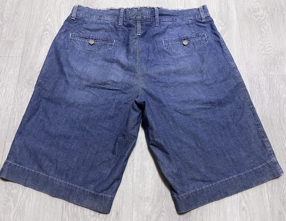 Dolce & Gabbana Dolce & Gabbana Washed Blue Distressed Jeans Shorts Size US 34 / EU 50 - 4 Thumbnail