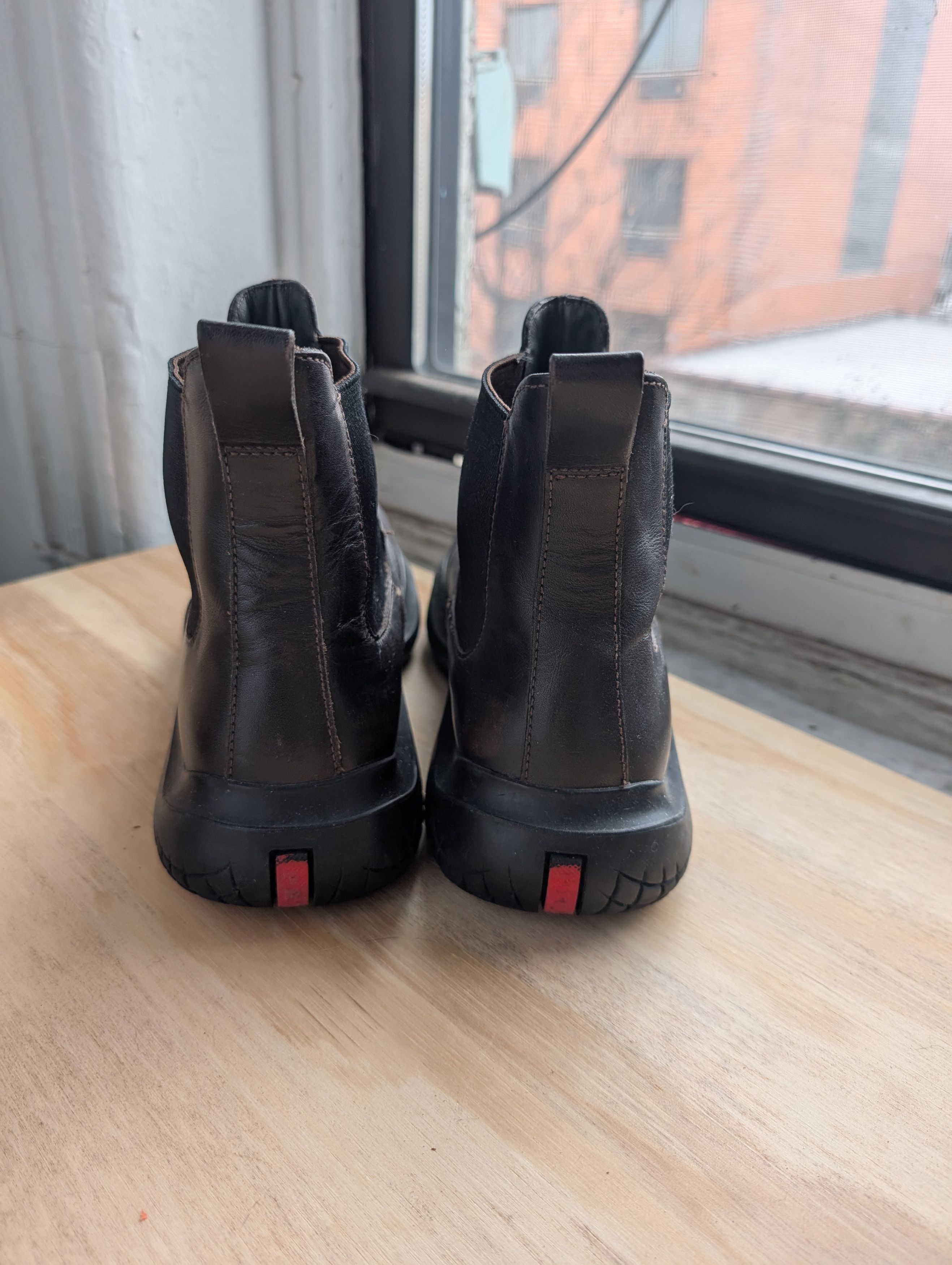Prada Prada Linea Rossa Dark Brown Leather Boots FW 1999 Size US 8 / EU 41 - 4 Thumbnail