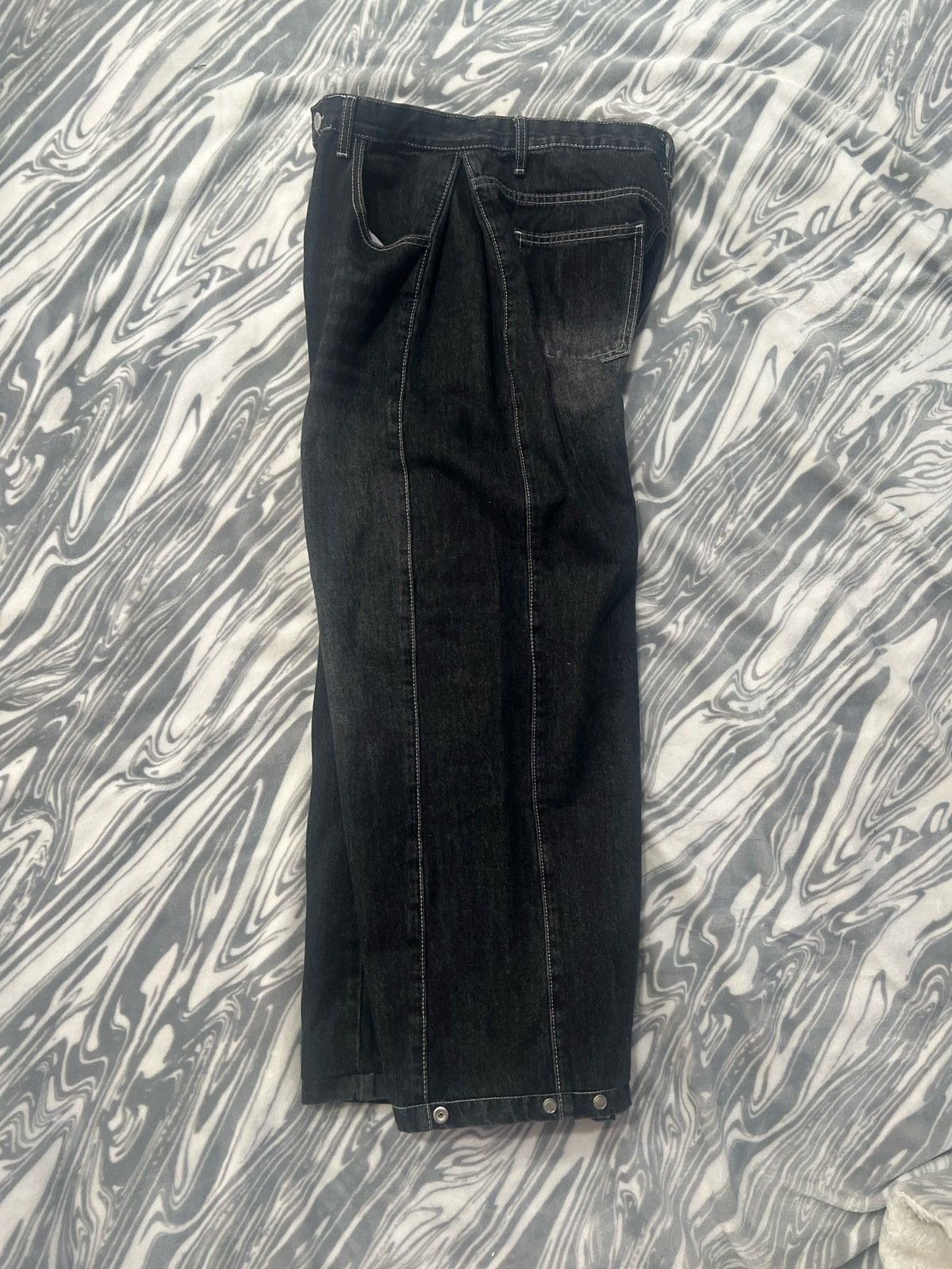 Other × Vintage Wide Leg Baggy Jeans Size US 30 / EU 46 - 5 Thumbnail