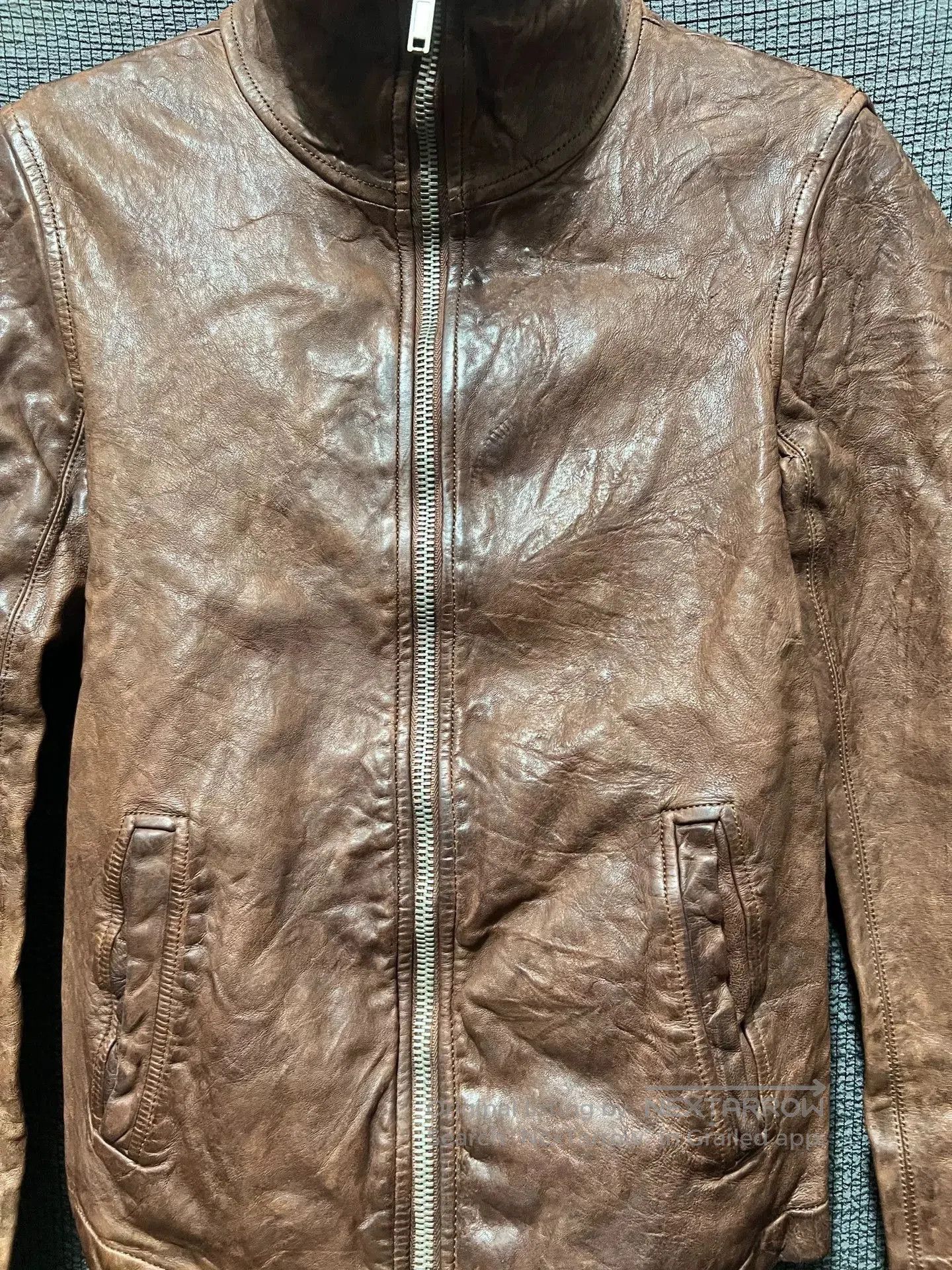 Rick Owens Early Rick Owens Blood Red Leather Jacket. Size US XS / EU 42 / 0 - 2 Thumbnail