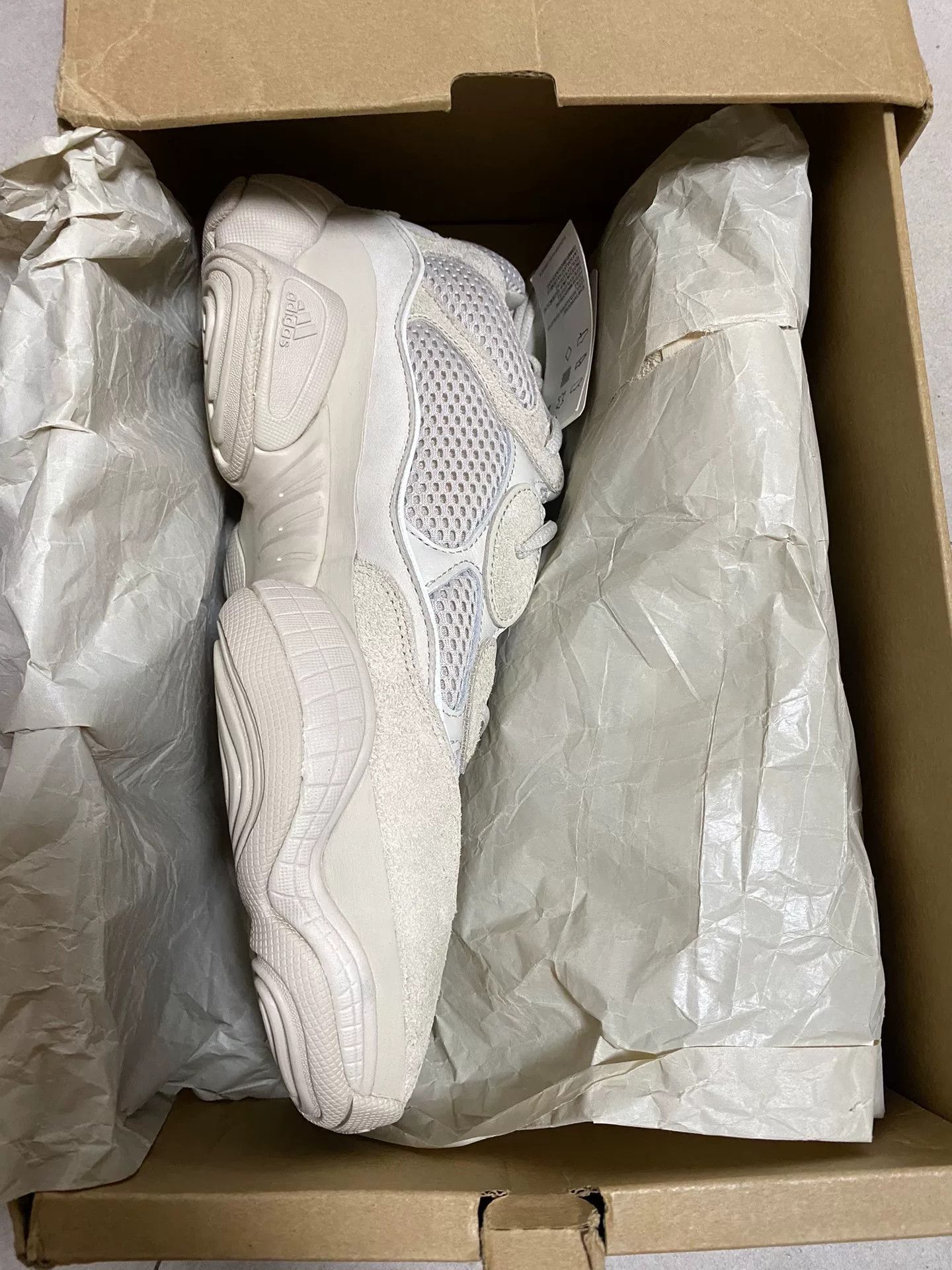 Yeezy Yeezy White Lowtop Sneakers 11.5 Men Size US 11.5 / EU 44-45 - 1 Thumbnail