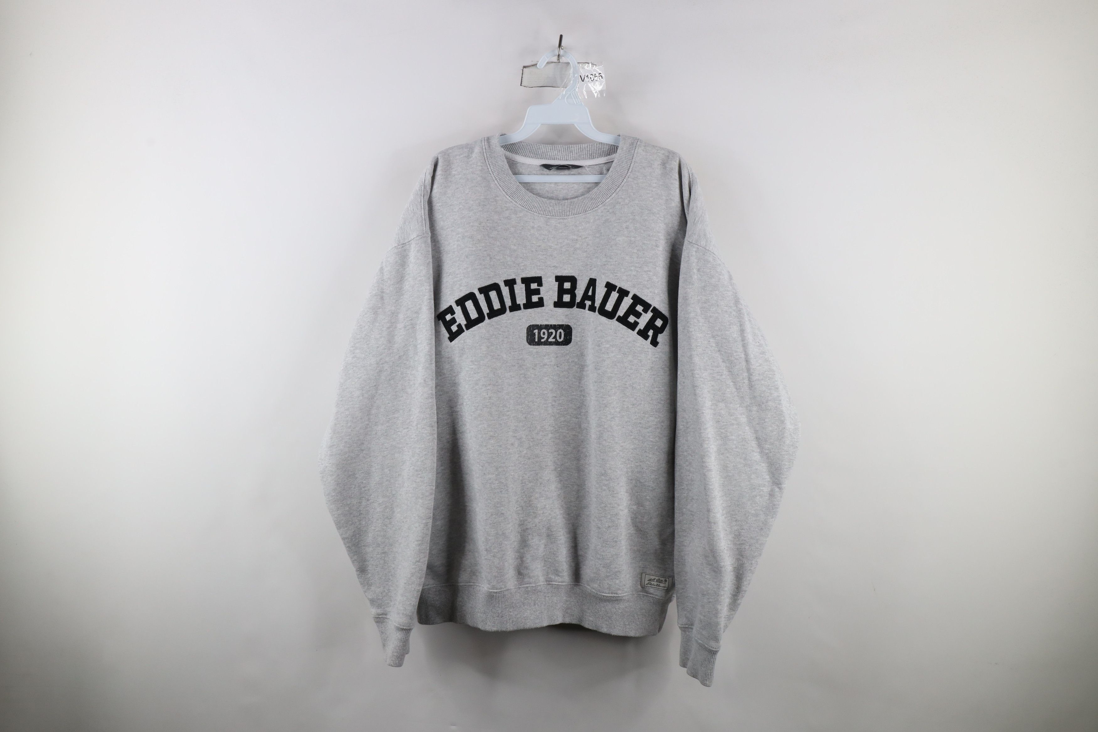 Eddie Bauer × Vintage Vintage Eddie Bauer Out Block Letter Crewneck Sweatshirt Size US L / EU 52-54 / 3 - 1 Thumbnail