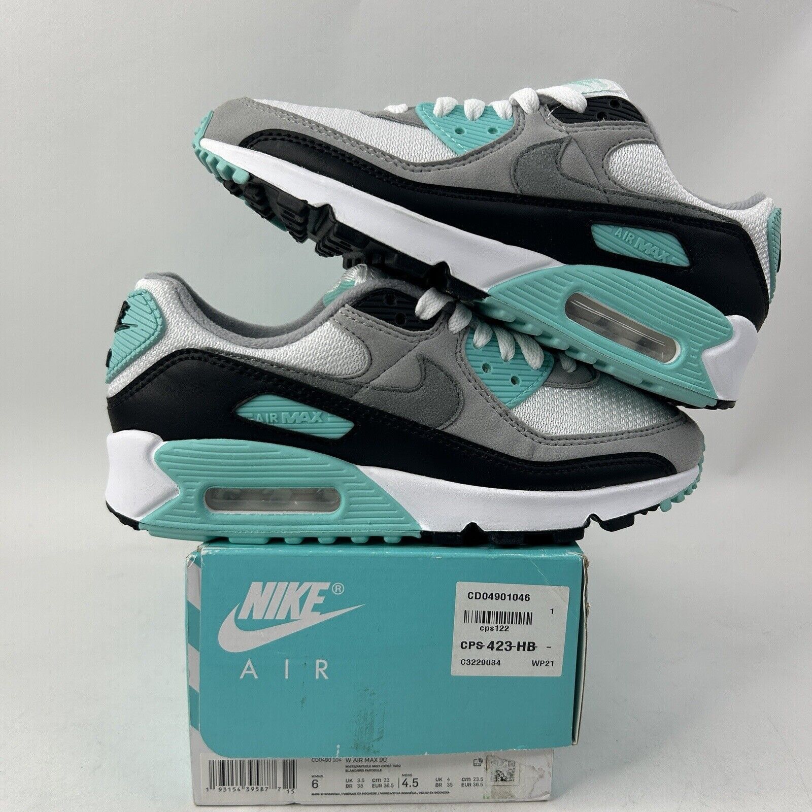 Nike Nike Air Max 90 Recraft WMNS “Hyper Turquoise" 2024 Size US 6 / IT 36 - 1 Thumbnail