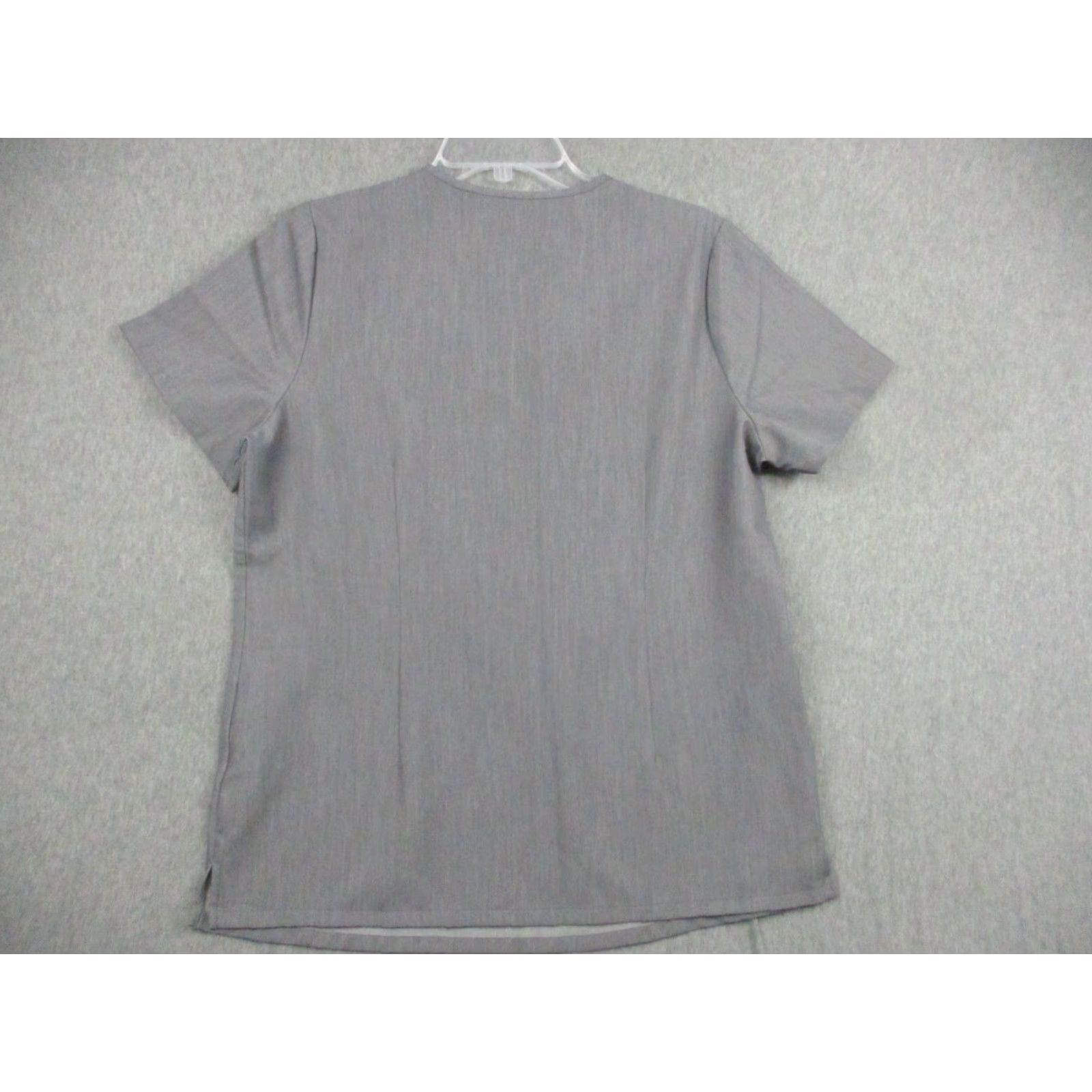 Vintage FIGS Technical Collection Gray Catarina Scrubs V-Neck Top Medium Uniform Gray Shirt Unisex Medical Size US M / EU 48-50 / 2 - 7 Thumbnail