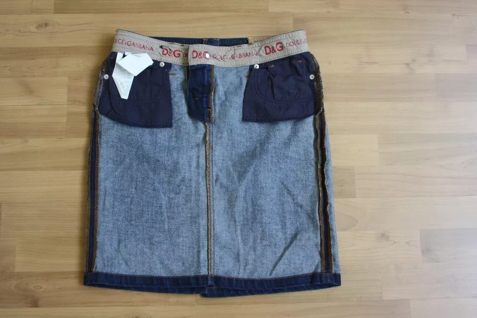 Dolce & Gabbana Dolce & Gabanna Denim Jeans skirt Size 25" / US 0 / IT 36 - 10 Thumbnail