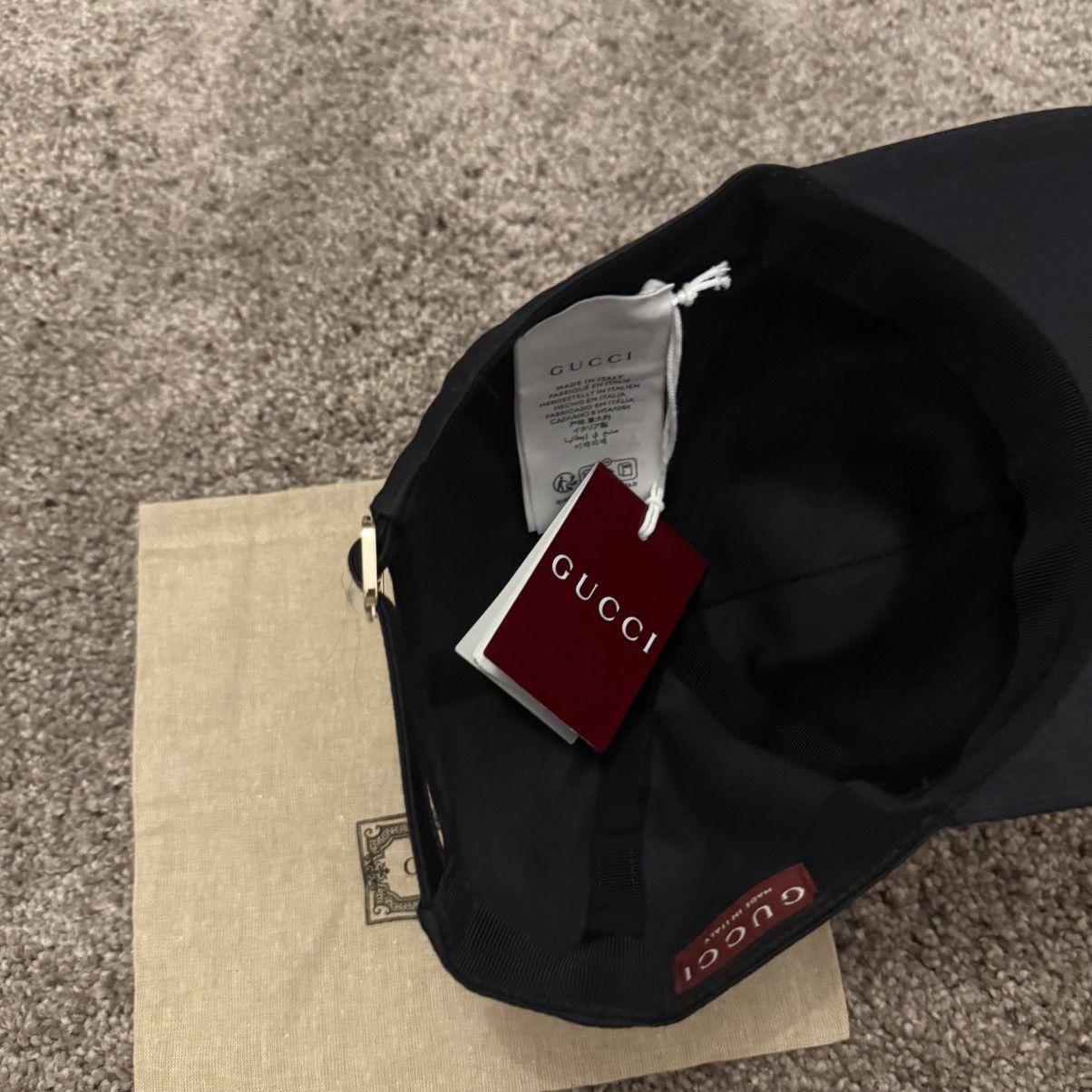 Gucci Gucci baseball cap hat size M GG logo embroidery emblem logo Size ONE SIZE - 4 Thumbnail