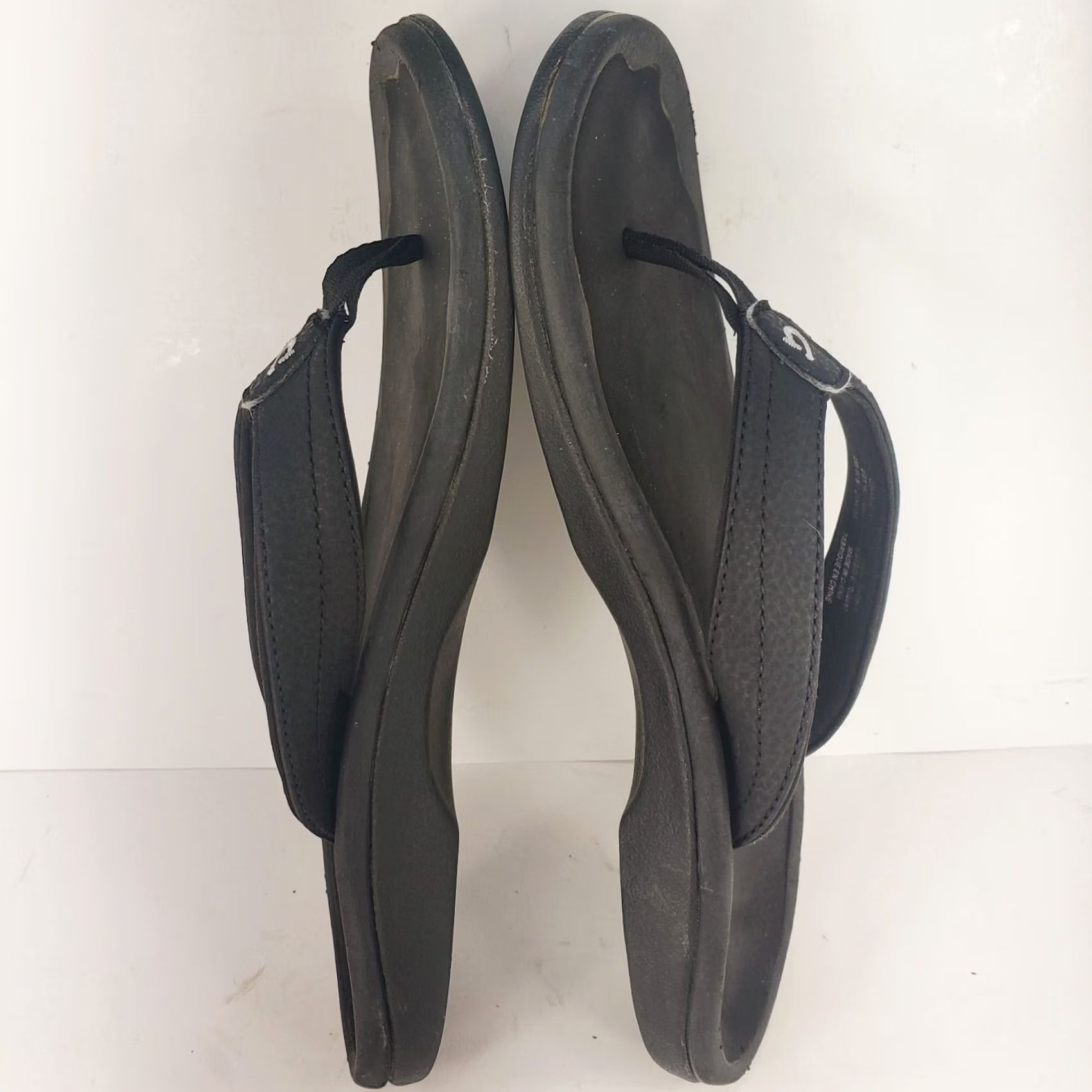 Olukai VINTAGE OluKai Women's Sandal Ohana Thong Flip Flop Black Slip On Casual Beach 8 US 38 EU Women Mens? Size US 8 / IT 38 - 7 Thumbnail