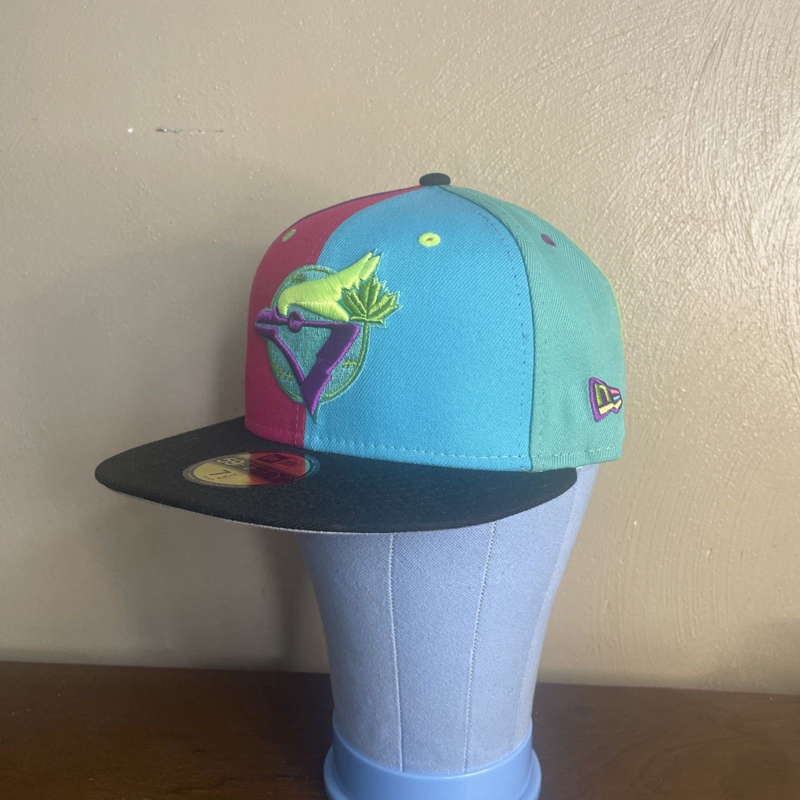 New Era NewEra Hat Club Toronto BlueJays WS Patch 5950 Fitted 7 1/2 Size ONE SIZE - 2 Thumbnail