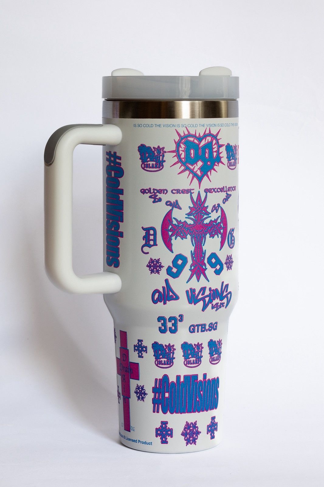 BLADEE COLD VISIONS WHITE TUMBLER