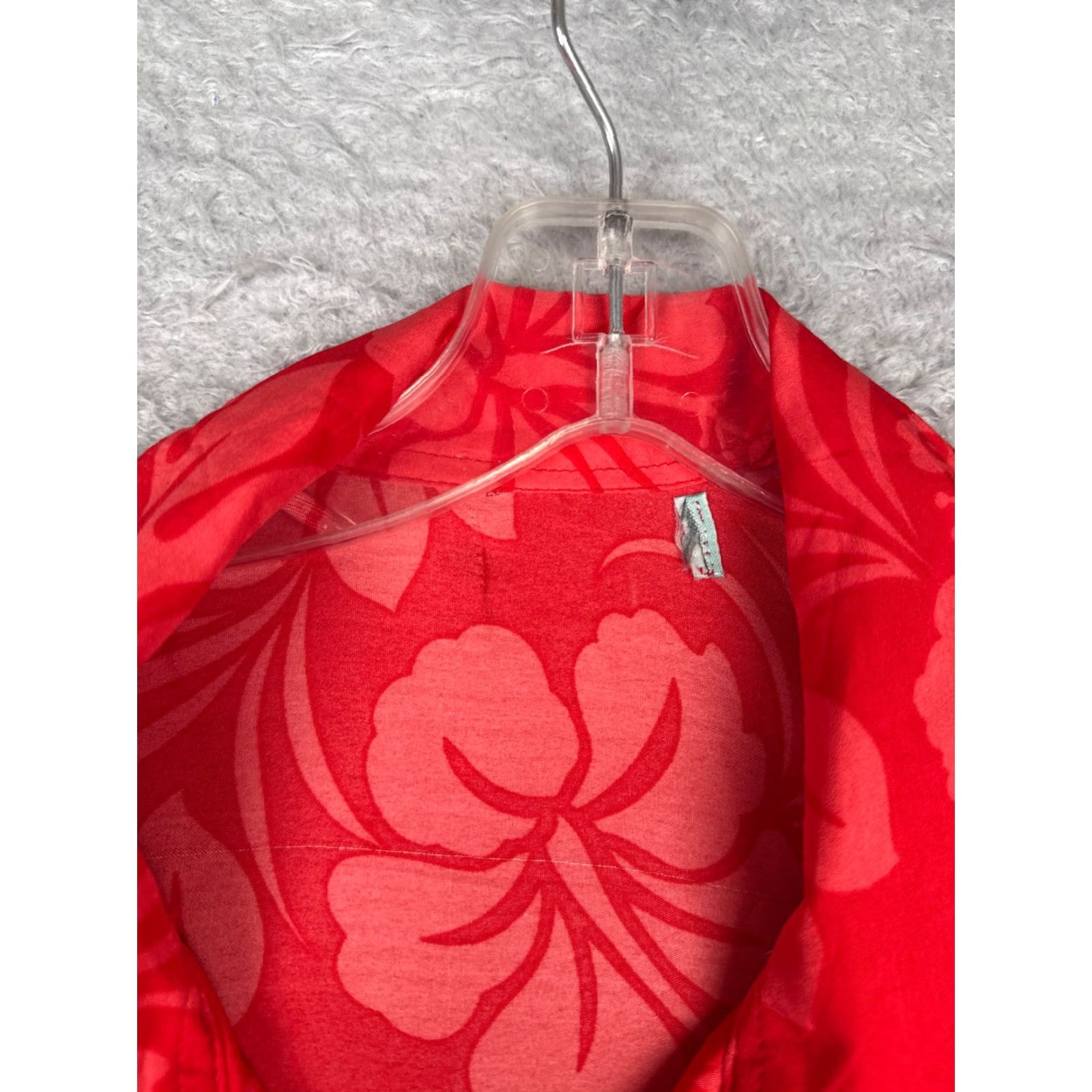 Vintage Las Vegas Shirt Mens Large Red Palm Surf Boards Floral Hawaiian Button Up Beach Size US L / EU 52-54 / 3 - 7 Thumbnail