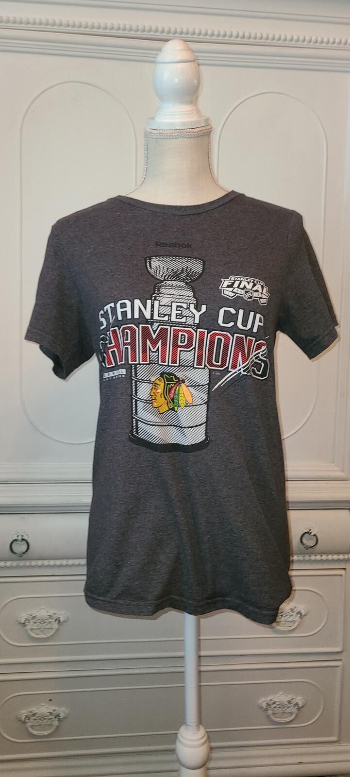 Reebok Reebok NHL Stanley Cup Champions T-Shirt Size ONE SIZE - 1 Thumbnail