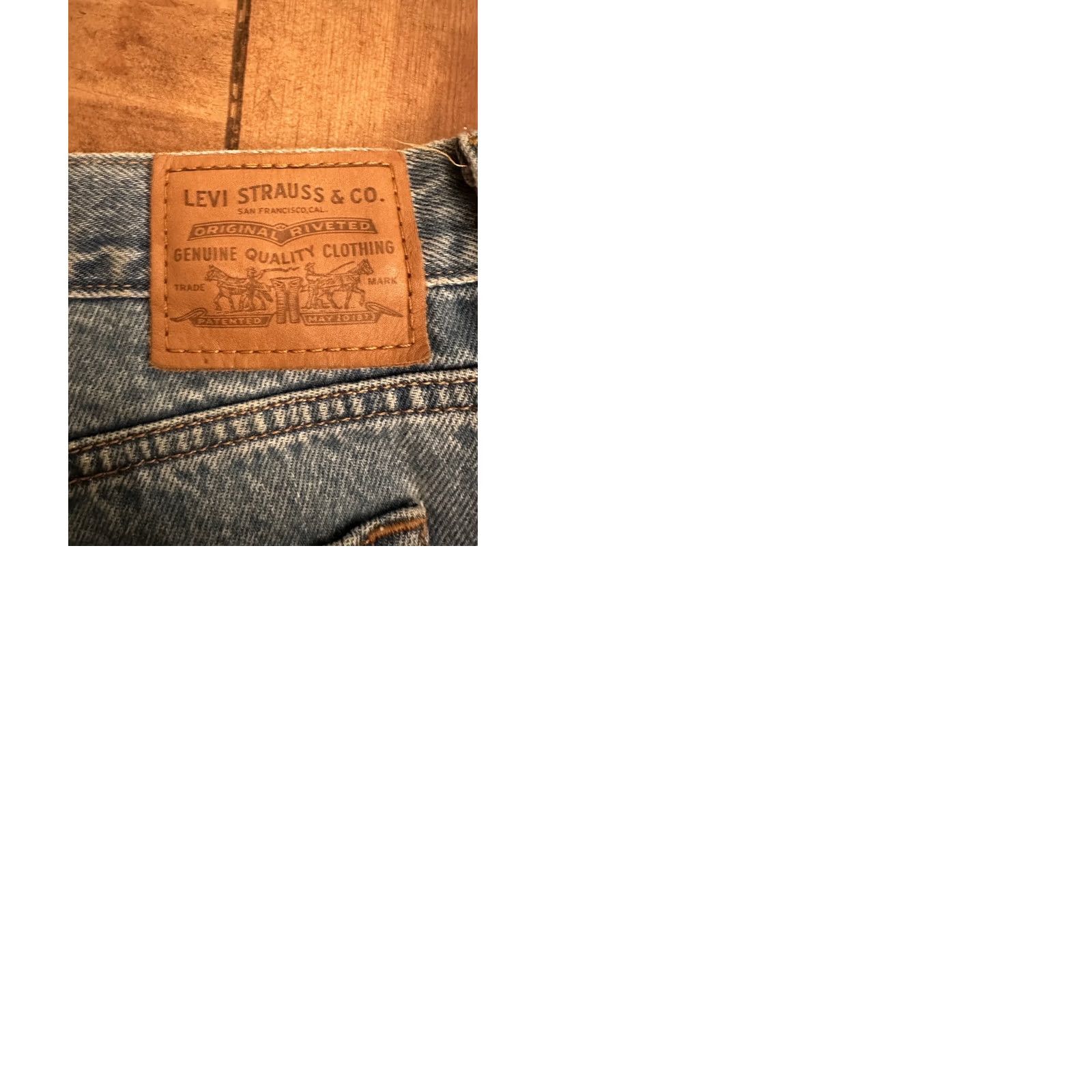 Levi's LEVI'S Wedgie Straight Ankle Jeans Button Fly Women’s 32 Red Tab Jeans Women’s Vintage? (VINTAGE) Size 24" / US 00 / IT 34 - 9 Thumbnail