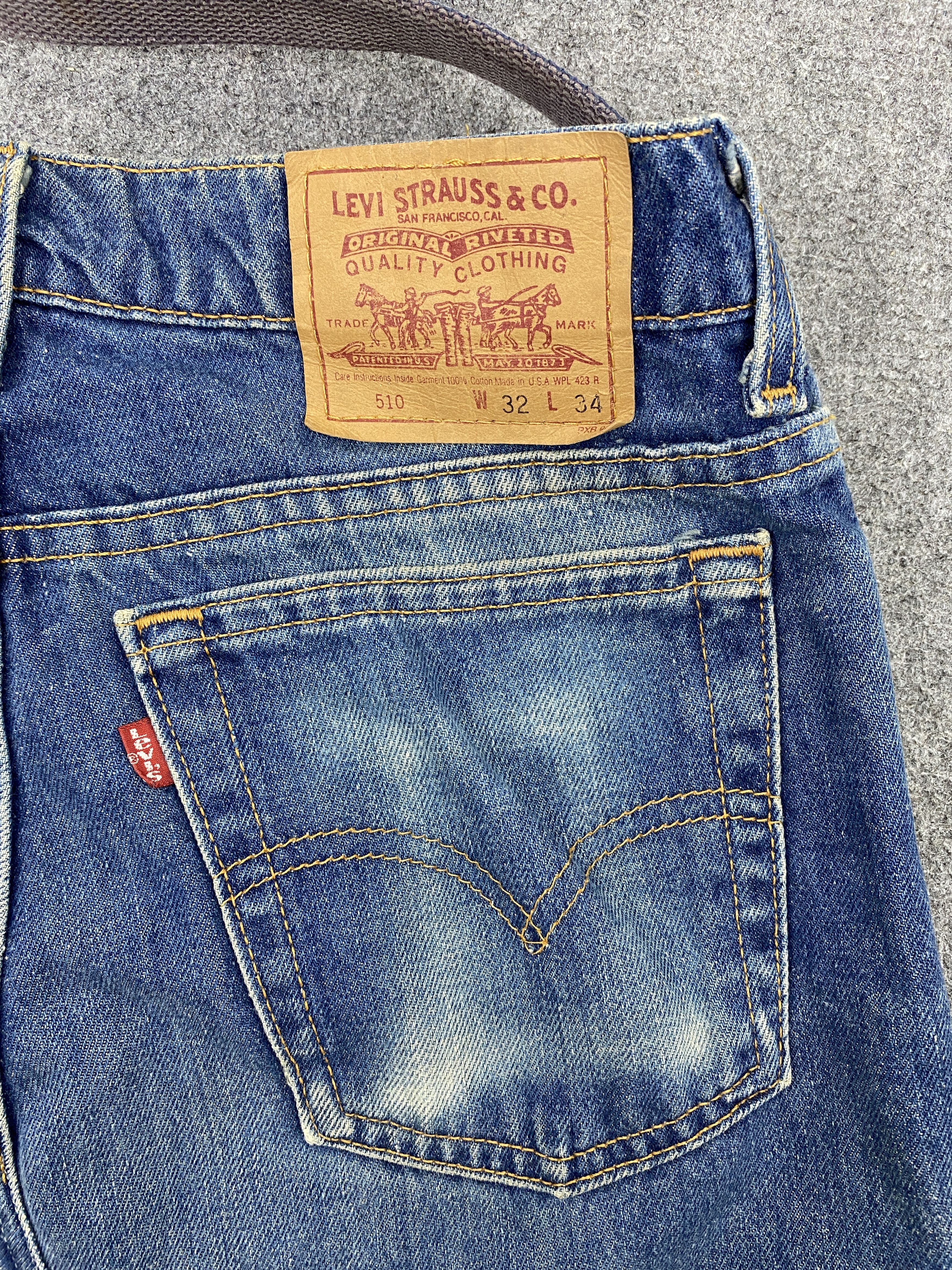 Handmade × Levi's × Vintage Vintage Levi's Jeans Custom Handmade Cossbody Bag BG0105 Size ONE SIZE - 12 Thumbnail