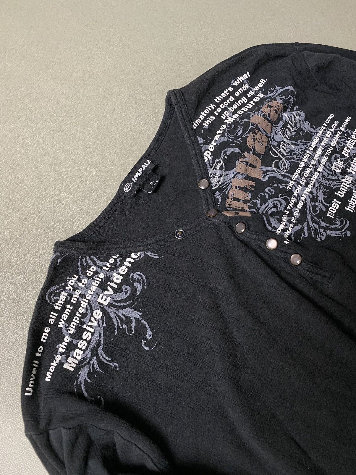 Beauty Beast Impala Poem Archive Longsleeve Size US XL / EU 56 / 4 - 4 Thumbnail